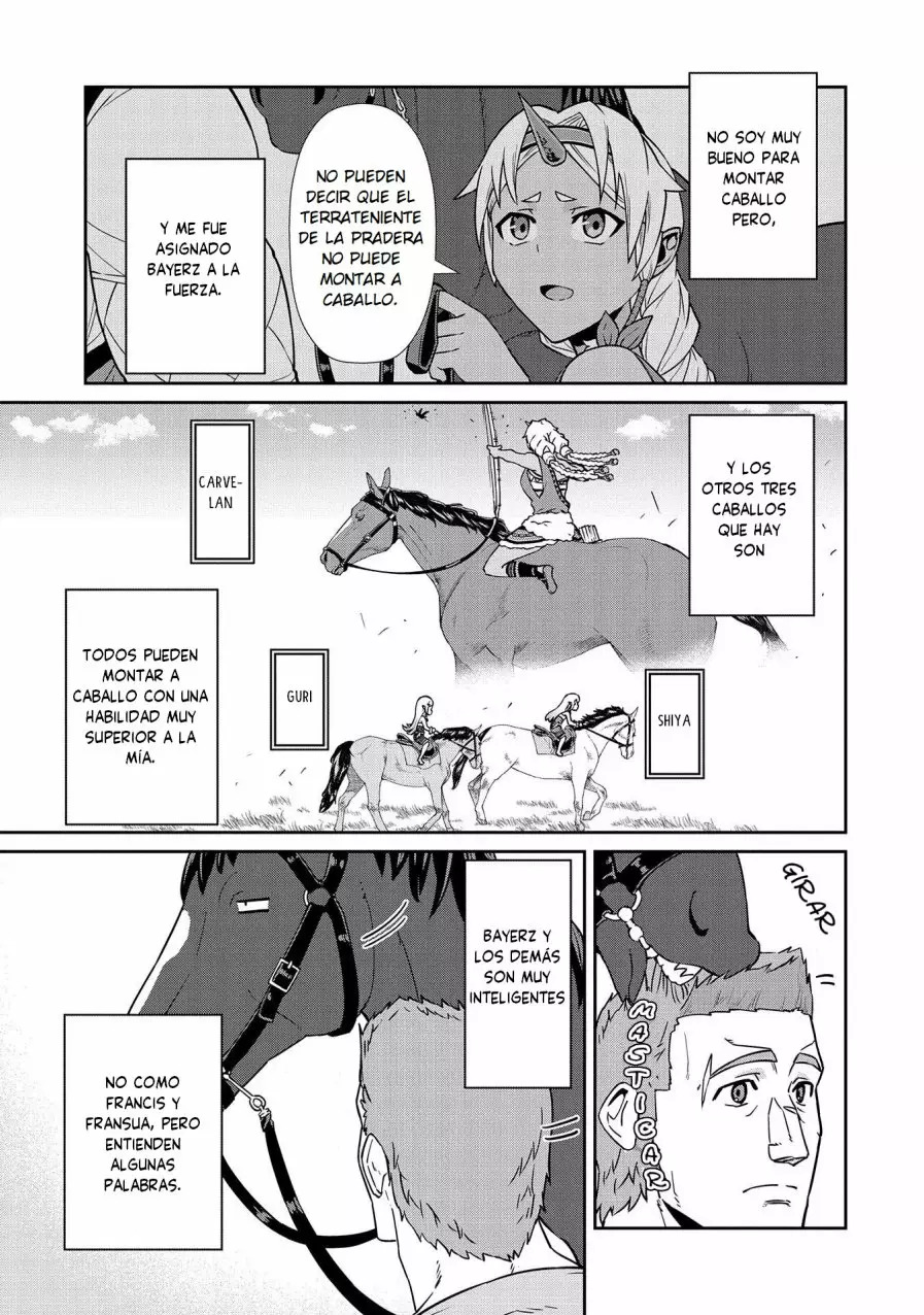 Ryoumin 0-nin Start no Henkyou Ryoushu-sama: Ao no Dias to Soukaku no Otome Capítulo 18 - Página 7 en español