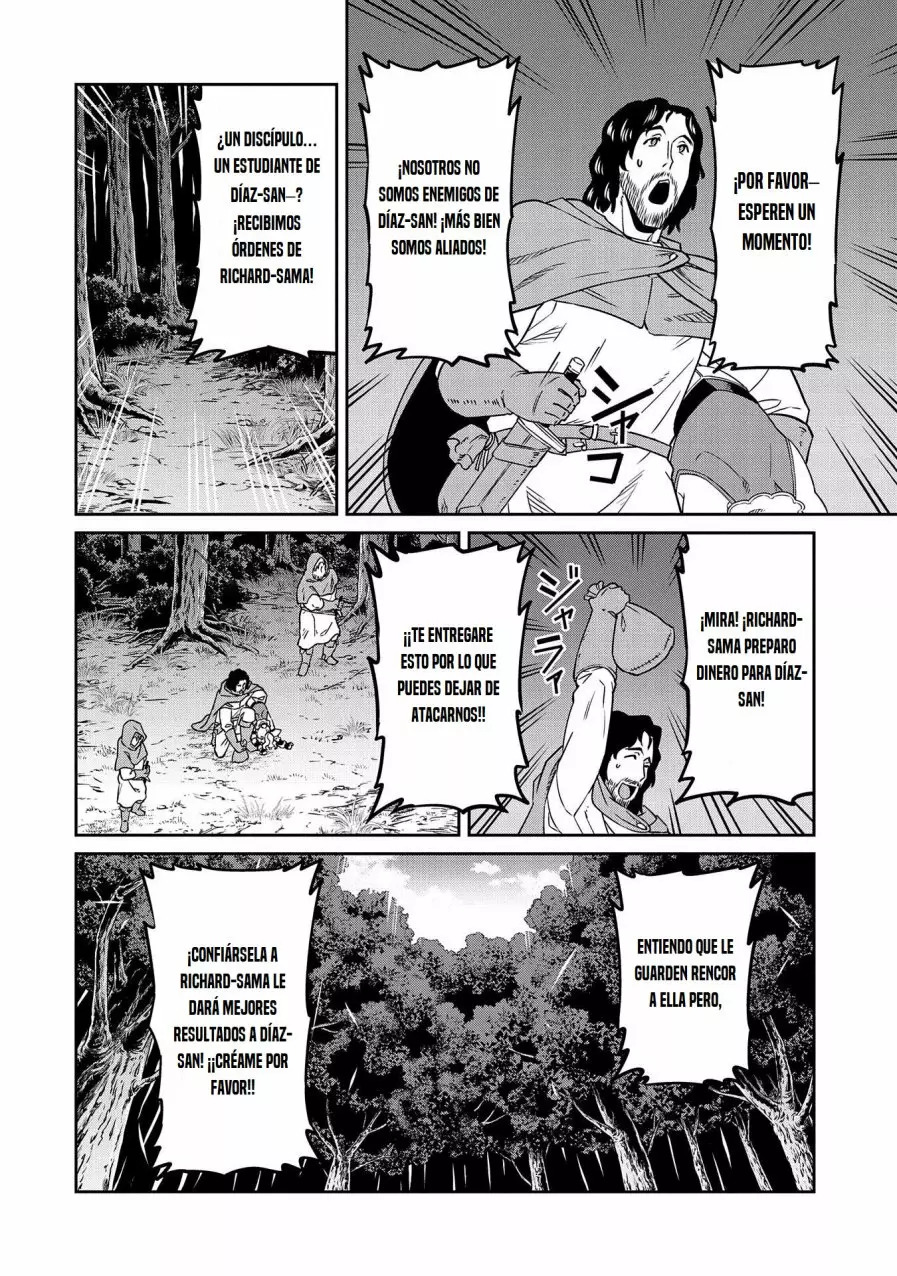 Ryoumin 0-nin Start no Henkyou Ryoushu-sama: Ao no Dias to Soukaku no Otome Capítulo 19 - Página 28 en español
