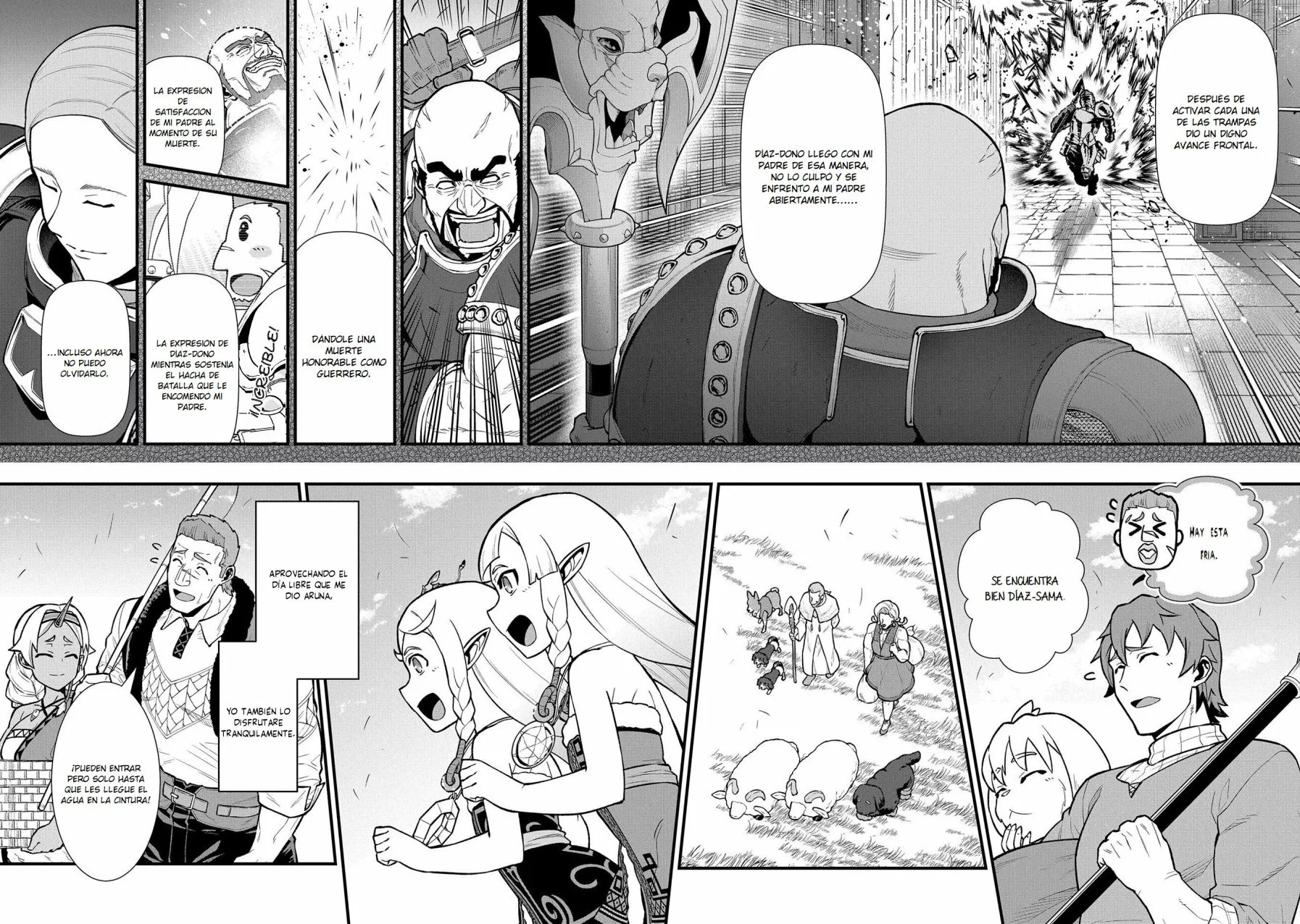 Ryoumin 0-nin Start no Henkyou Ryoushu-sama: Ao no Dias to Soukaku no Otome Capítulo 30 - Página 7 en español