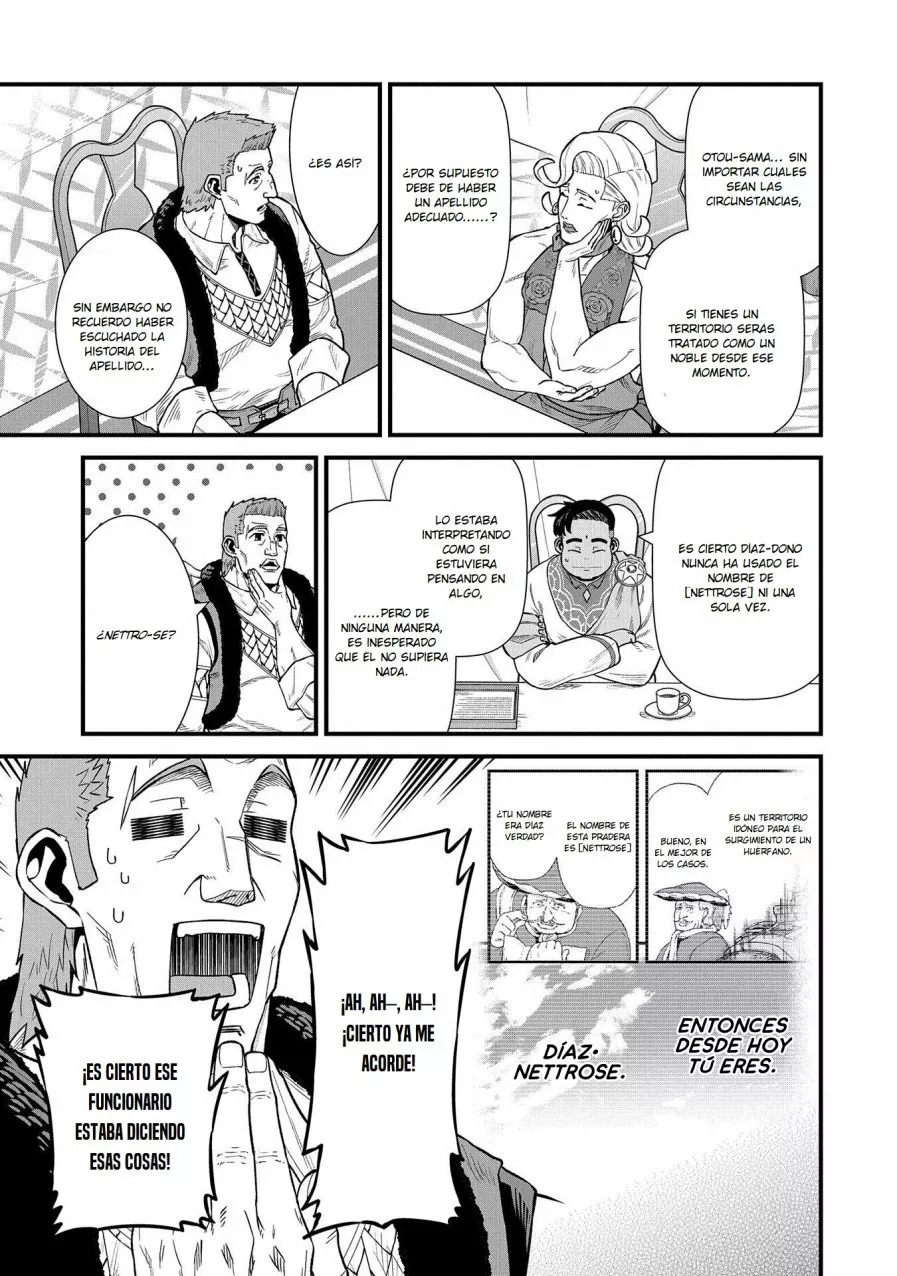 Ryoumin 0-nin Start no Henkyou Ryoushu-sama: Ao no Dias to Soukaku no Otome Capítulo 32 - Página 17 en español