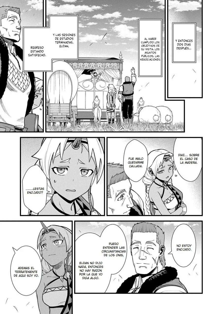 Ryoumin 0-nin Start no Henkyou Ryoushu-sama: Ao no Dias to Soukaku no Otome Capítulo 33 - Página 32 en español