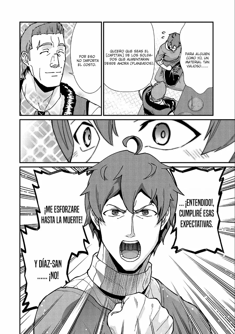 Ryoumin 0-nin Start no Henkyou Ryoushu-sama: Ao no Dias to Soukaku no Otome Capítulo 6 - Página 14 en español