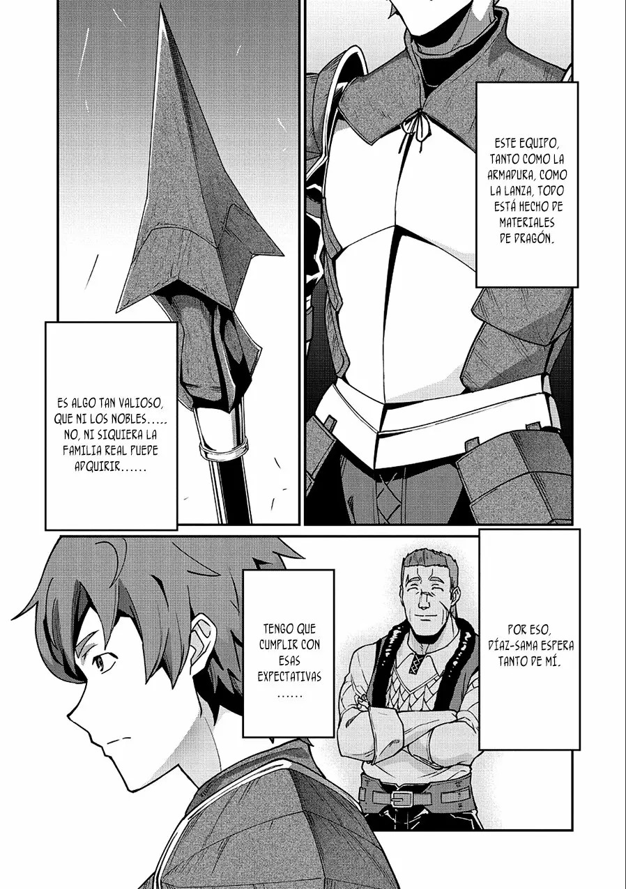 Ryoumin 0-nin Start no Henkyou Ryoushu-sama: Ao no Dias to Soukaku no Otome Capítulo 6 - Página 17 en español