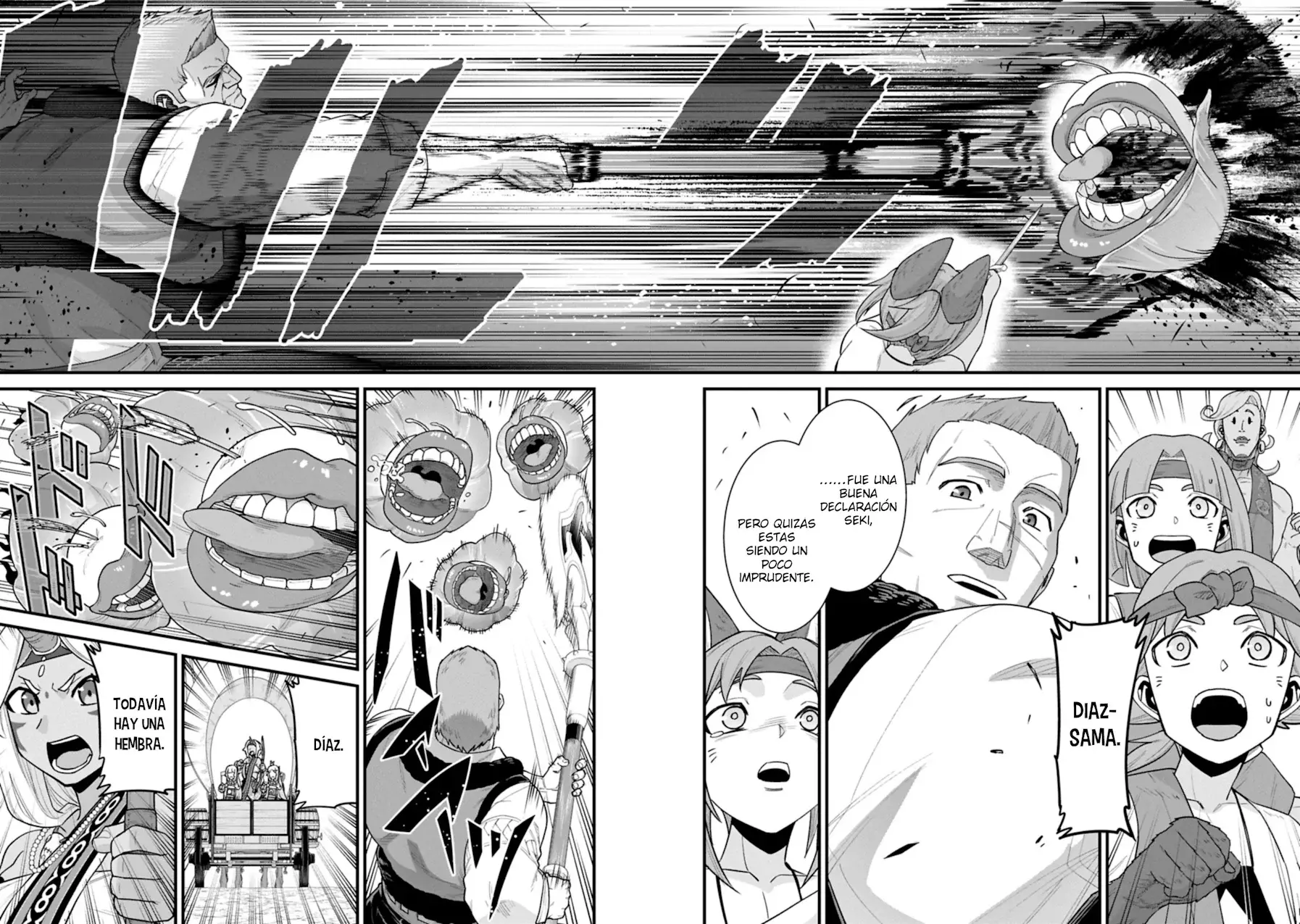 Ryoumin 0-nin Start no Henkyou Ryoushu-sama: Ao no Dias to Soukaku no Otome Capítulo 63 - Página 28 en español