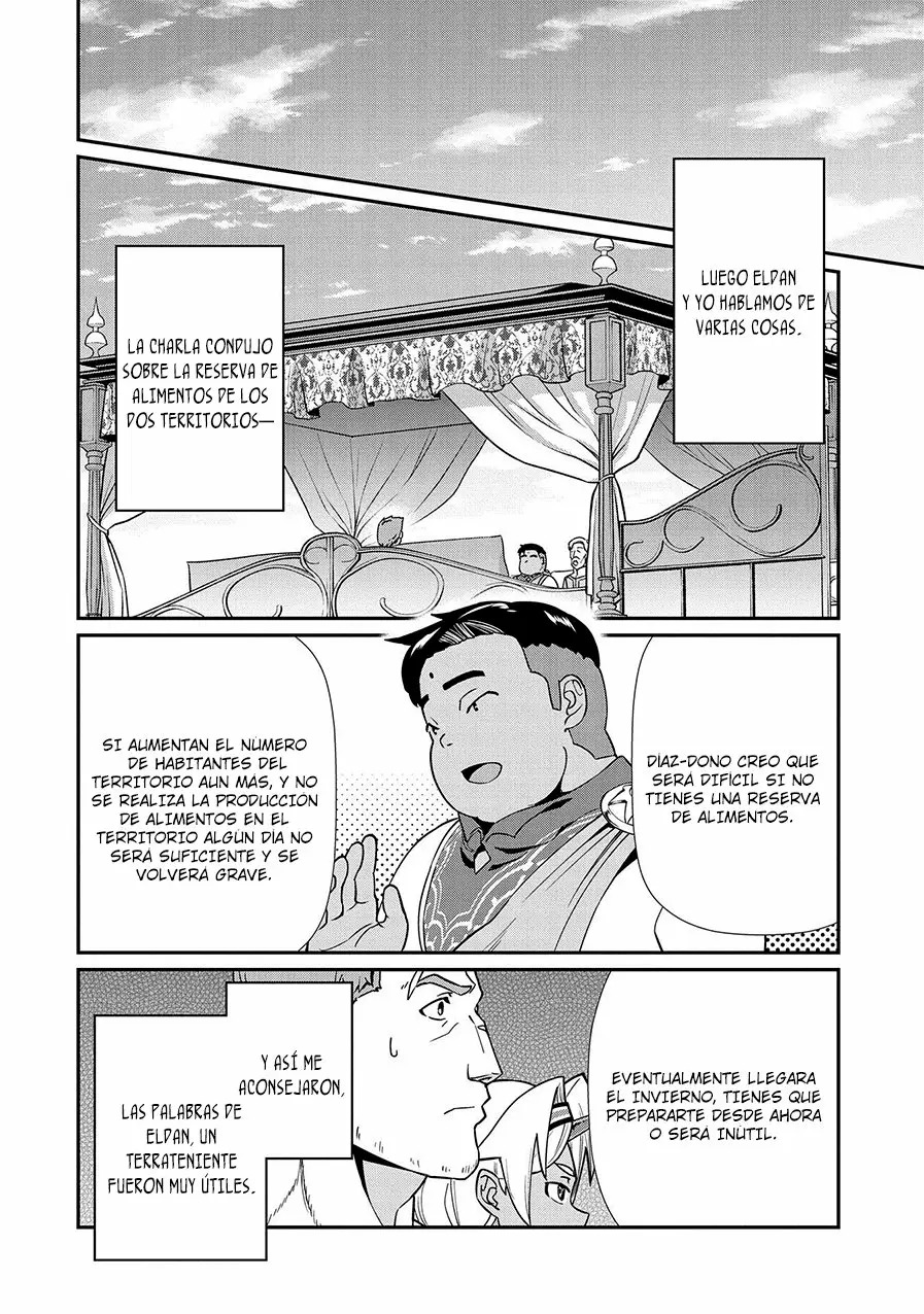 Ryoumin 0-nin Start no Henkyou Ryoushu-sama: Ao no Dias to Soukaku no Otome Capítulo 9 - Página 19 en español