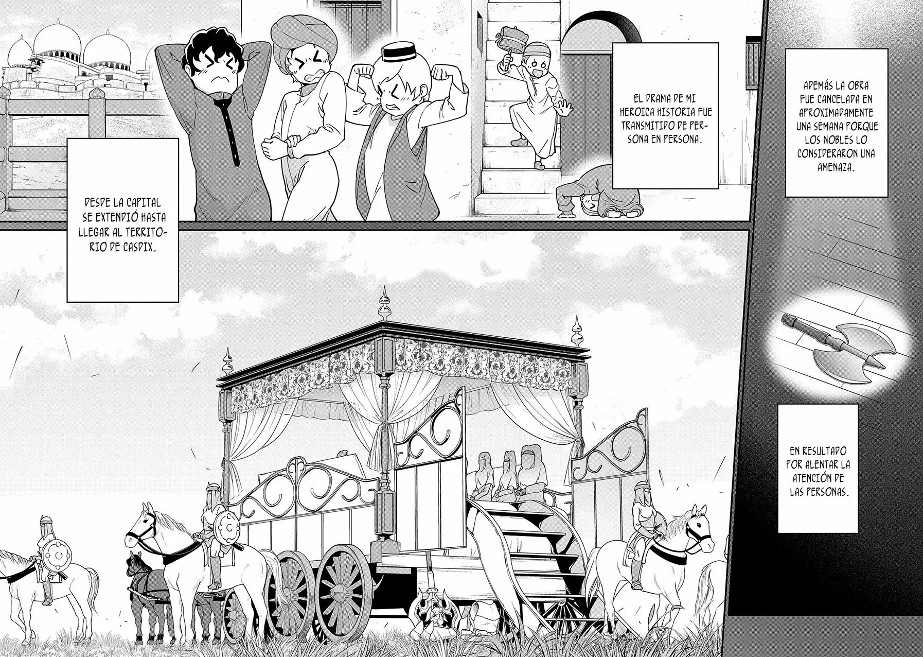 Ryoumin 0-nin Start no Henkyou Ryoushu-sama: Ao no Dias to Soukaku no Otome Capítulo 9 - Página 4 en español