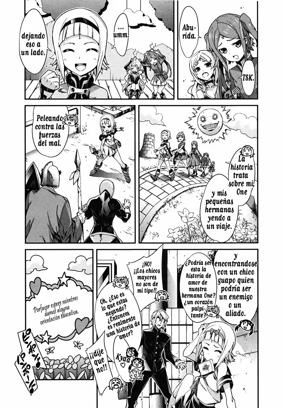 Drag-On Dragoon - Utahime Five Capítulo 0 - Página 10 en español