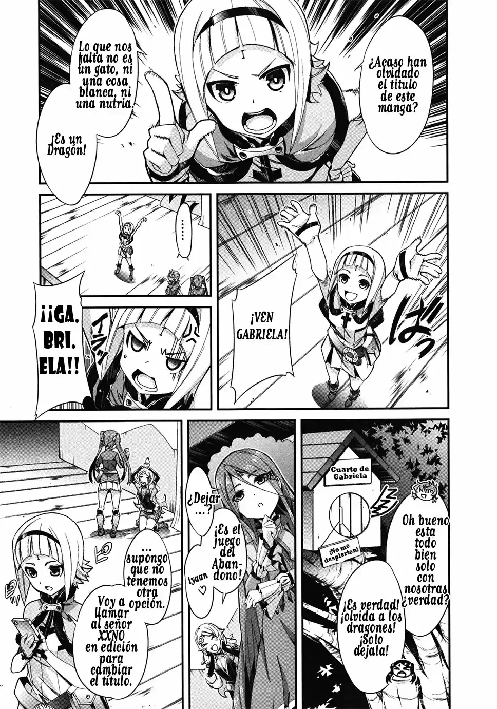 Drag-On Dragoon - Utahime Five Capítulo 0 - Página 12 en español