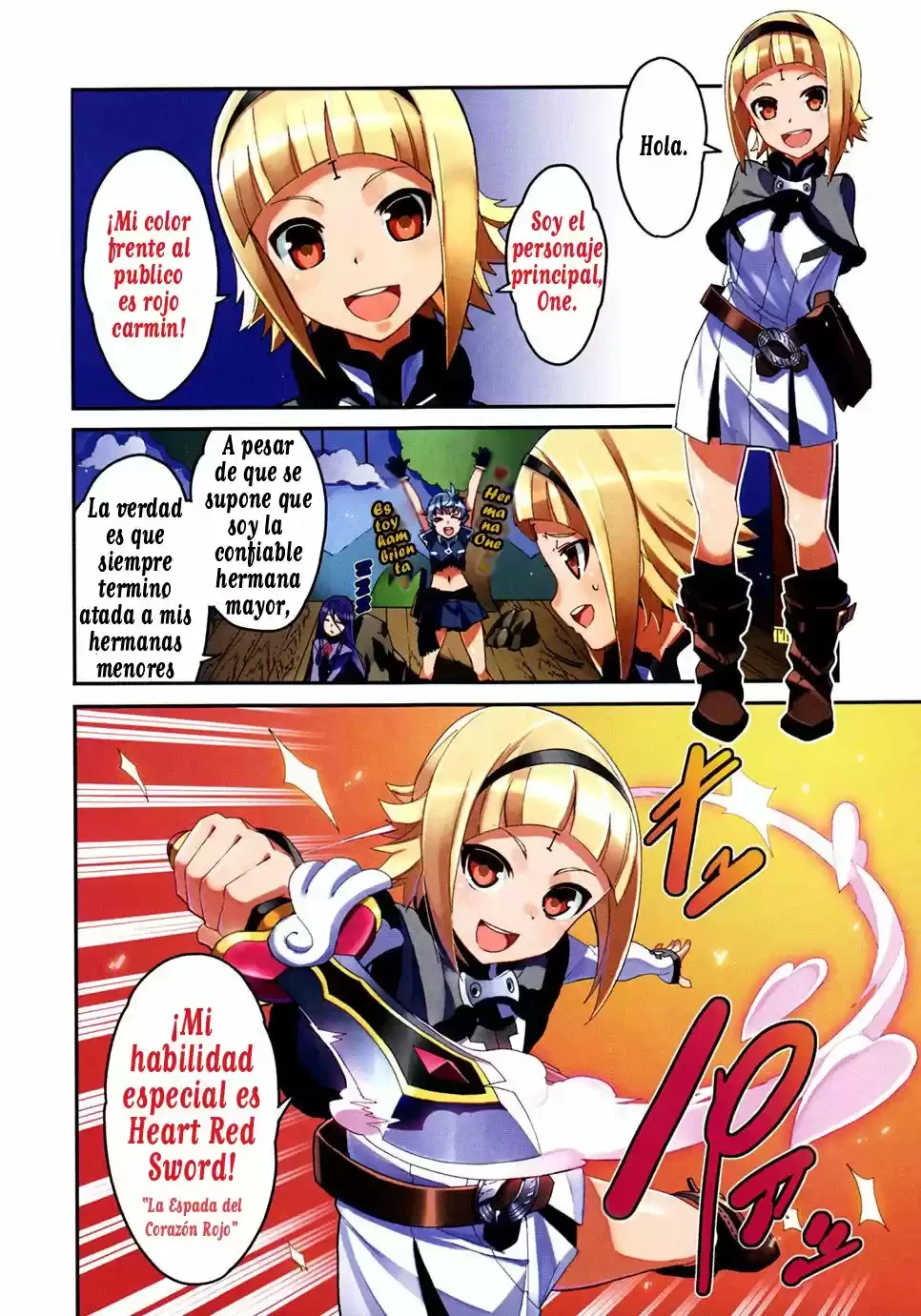 Drag-On Dragoon - Utahime Five Capítulo 0 - Página 5 en español