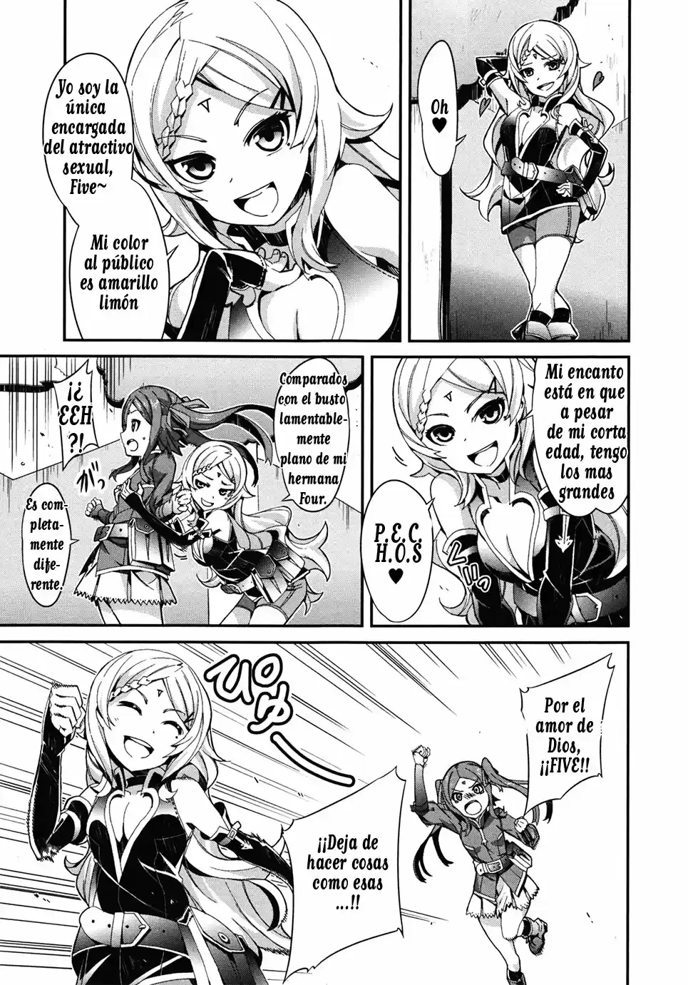 Drag-On Dragoon - Utahime Five Capítulo 0 - Página 8 en español