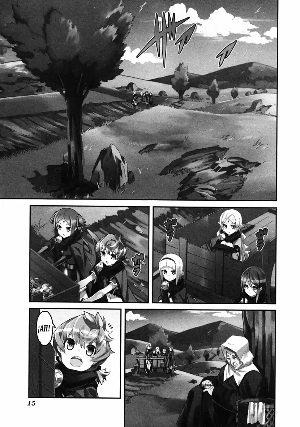 Drag-On Dragoon - Utahime Five Capítulo 1 - Página 3 en español
