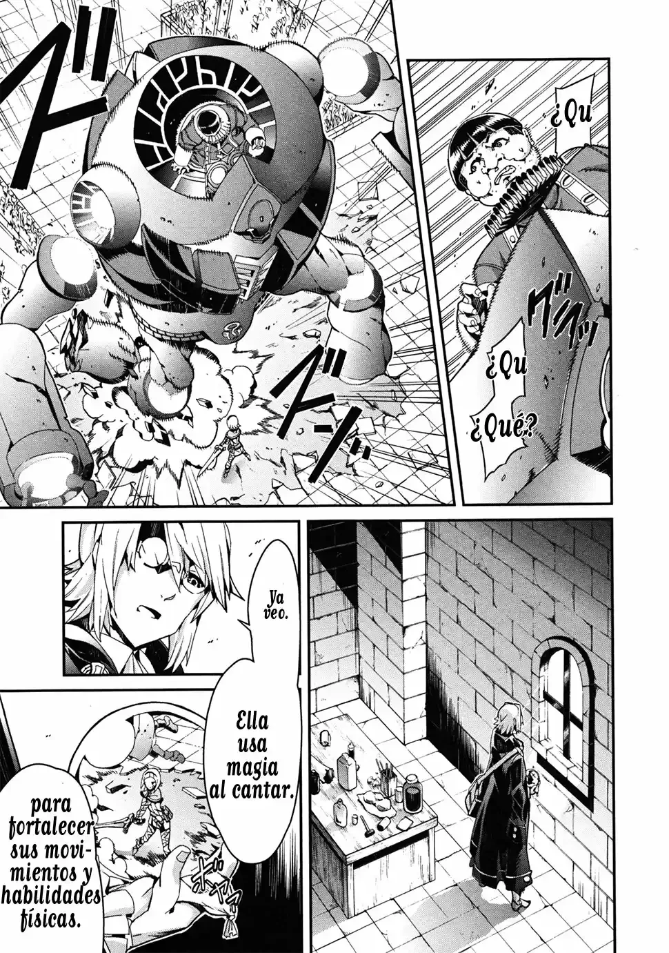 Drag-On Dragoon - Utahime Five Capítulo 2 - Página 18 en español