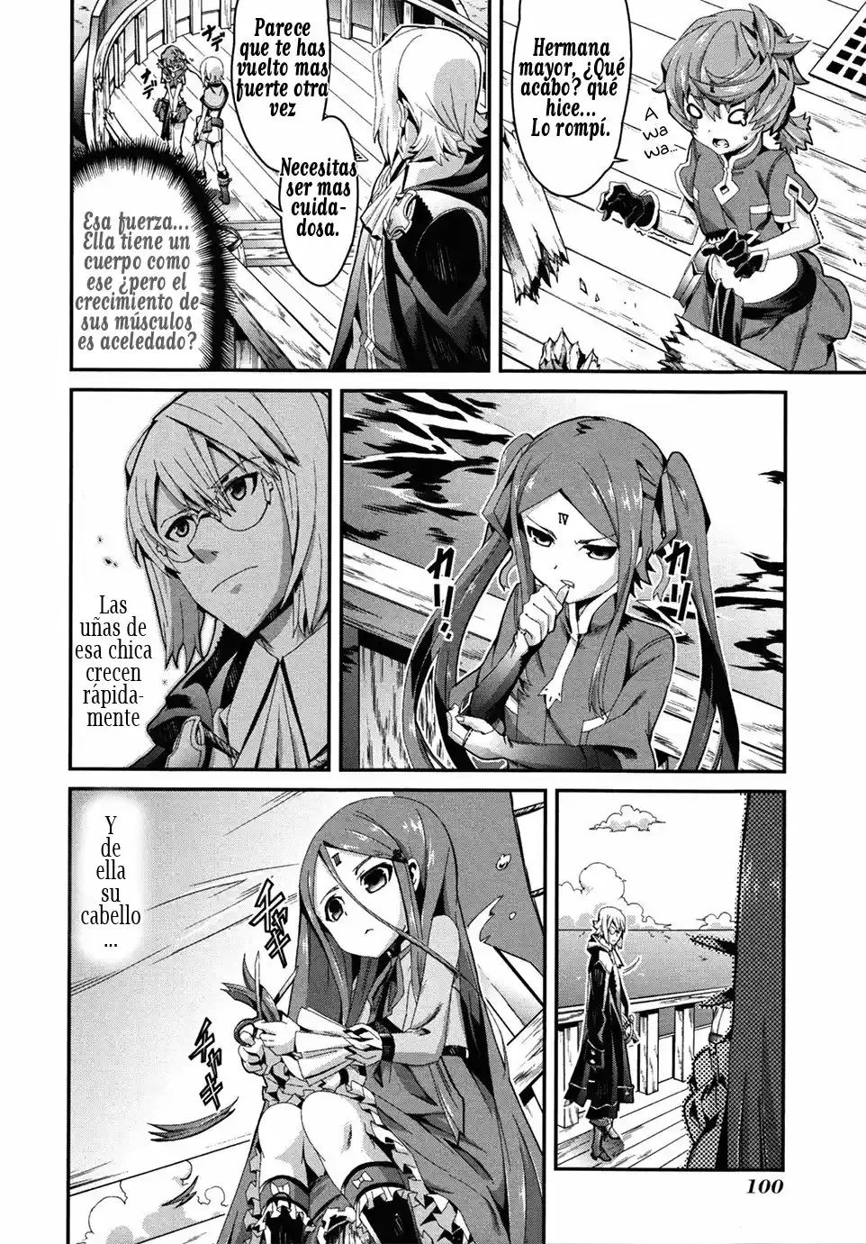 Drag-On Dragoon - Utahime Five Capítulo 3 - Página 12 en español