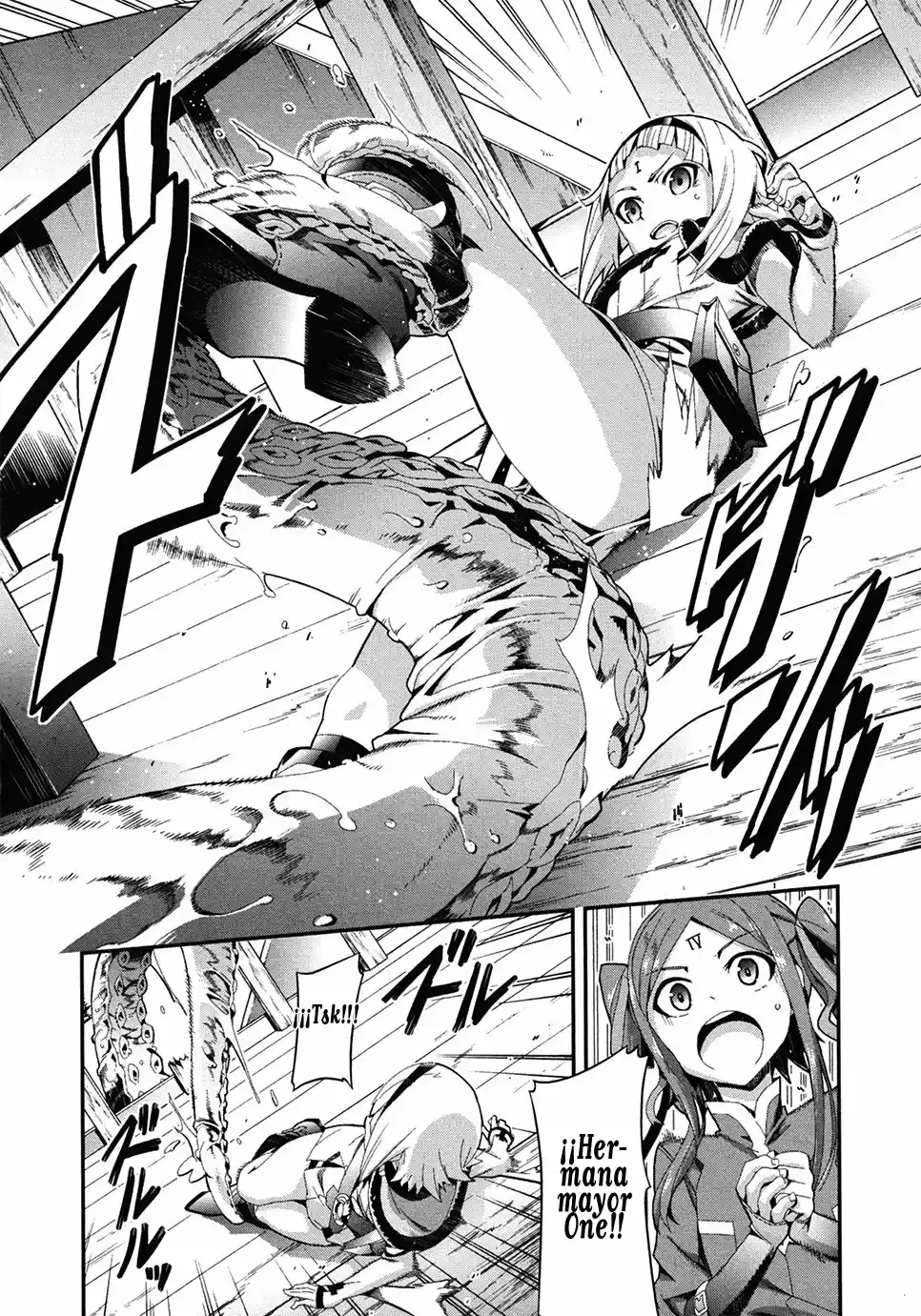 Drag-On Dragoon - Utahime Five Capítulo 3 - Página 18 en español