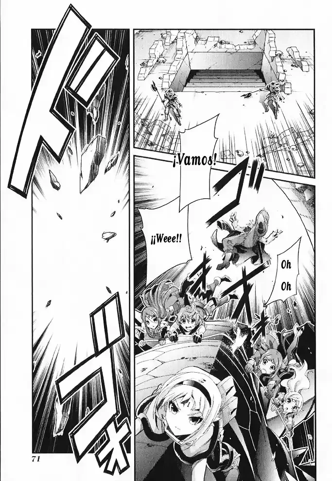 Drag-On Dragoon - Utahime Five Capítulo 8 - Página 18 en español