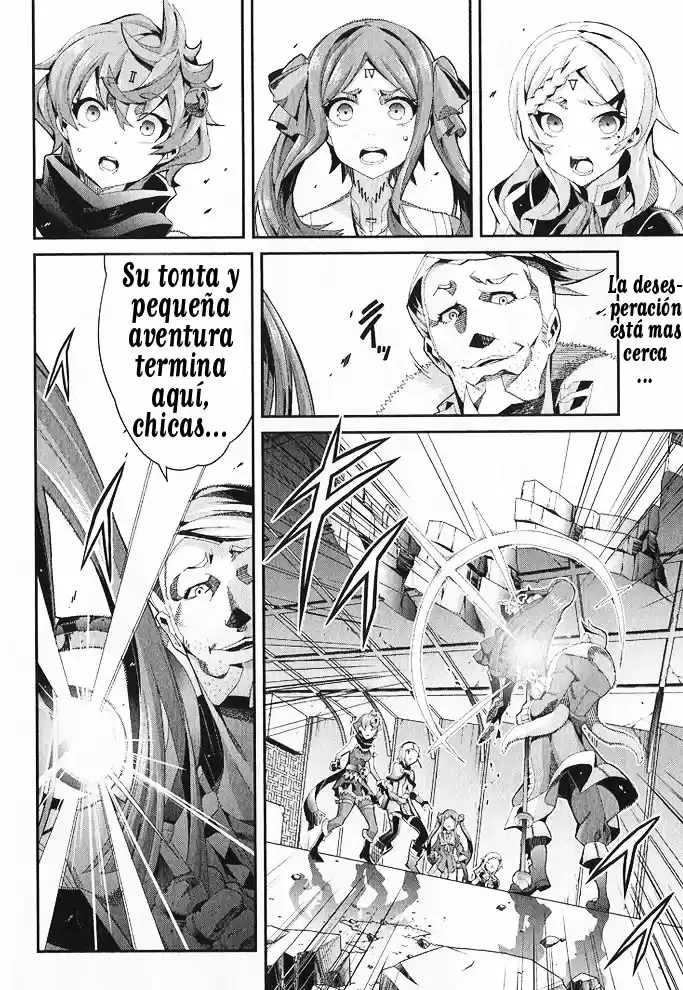 Drag-On Dragoon - Utahime Five Capítulo 9 - Página 3 en español