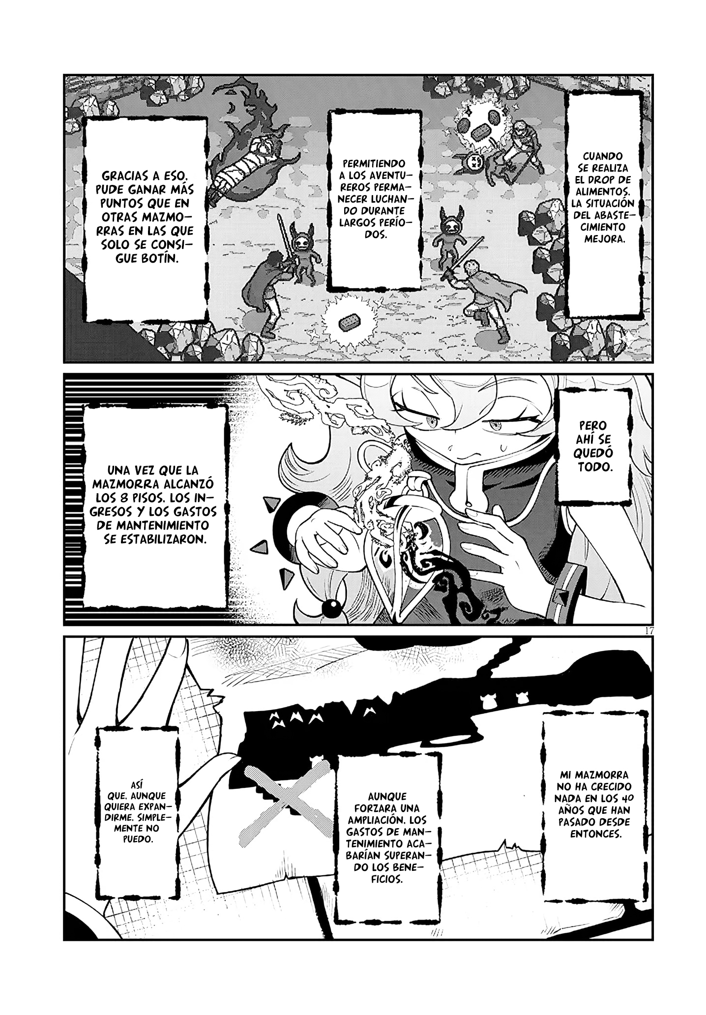 Isekai Tensei Dungeon Master: Onsen Dungeon o Tsukuru Capítulo 1 - Página 17 en español