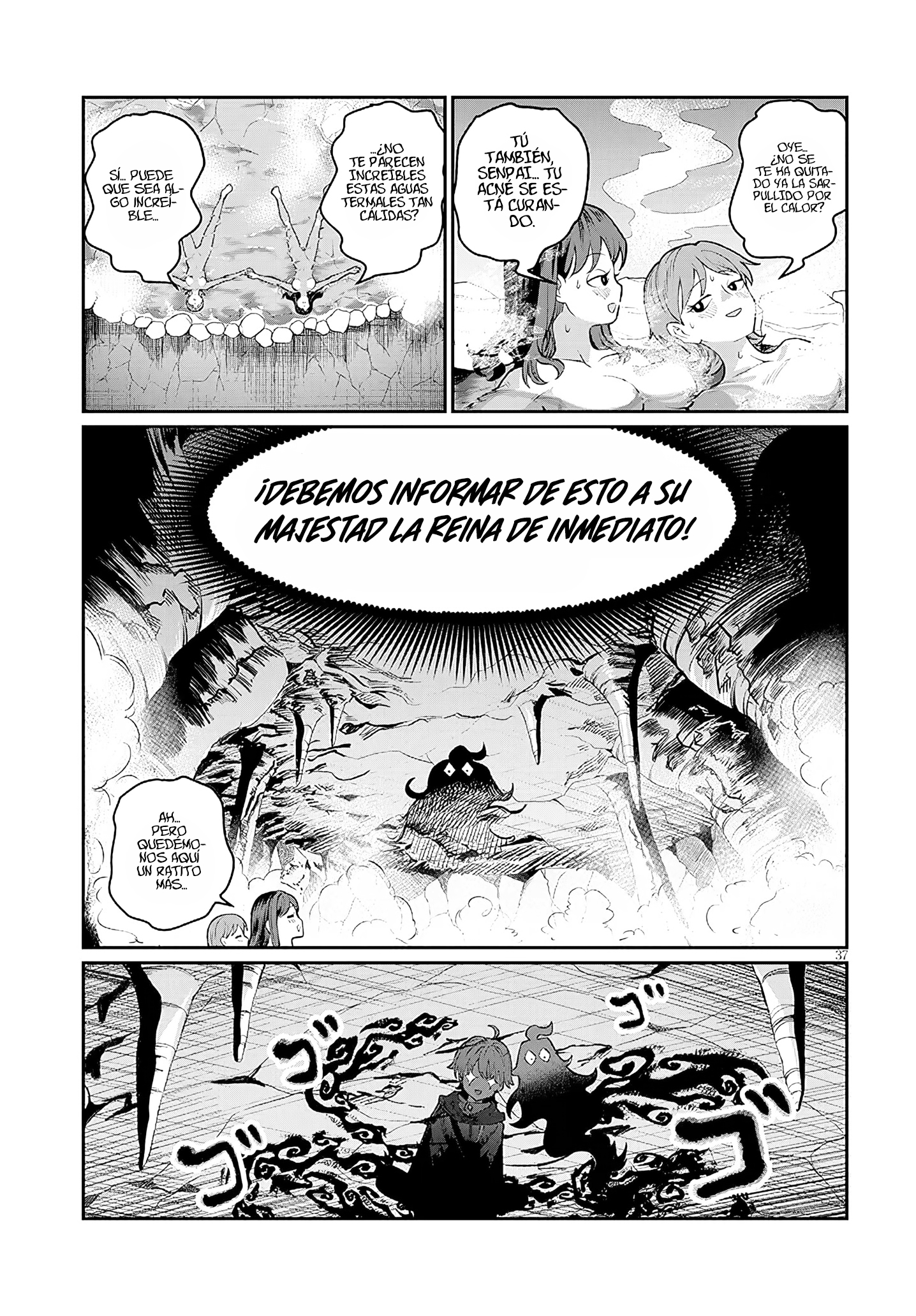 Isekai Tensei Dungeon Master: Onsen Dungeon o Tsukuru Capítulo 1 - Página 37 en español