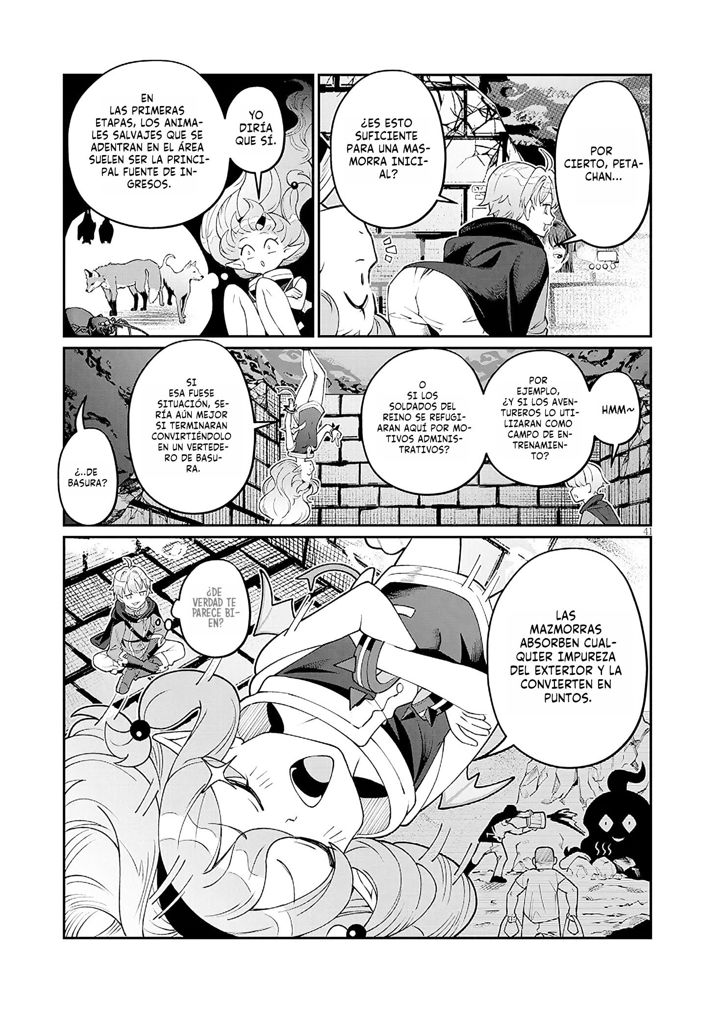 Isekai Tensei Dungeon Master: Onsen Dungeon o Tsukuru Capítulo 1 - Página 41 en español