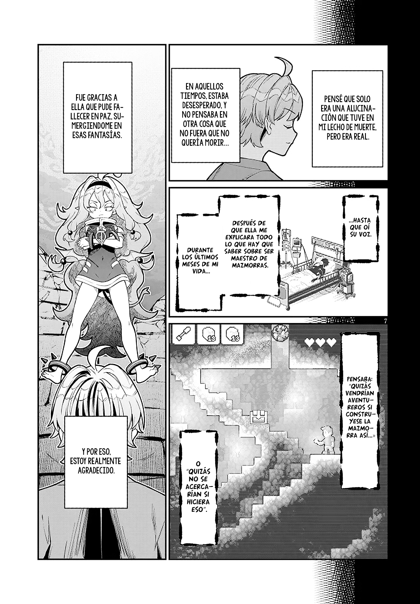 Isekai Tensei Dungeon Master: Onsen Dungeon o Tsukuru Capítulo 1 - Página 7 en español