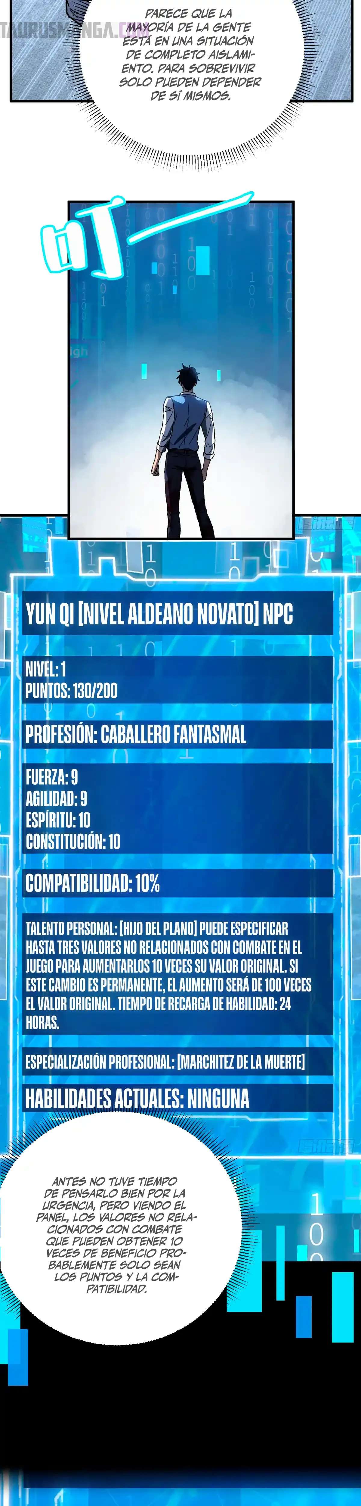 ¡El descenso de la anomalía! Iniciando como un NPC en el fin del Mundo Capítulo 4 - Página 16 en español
