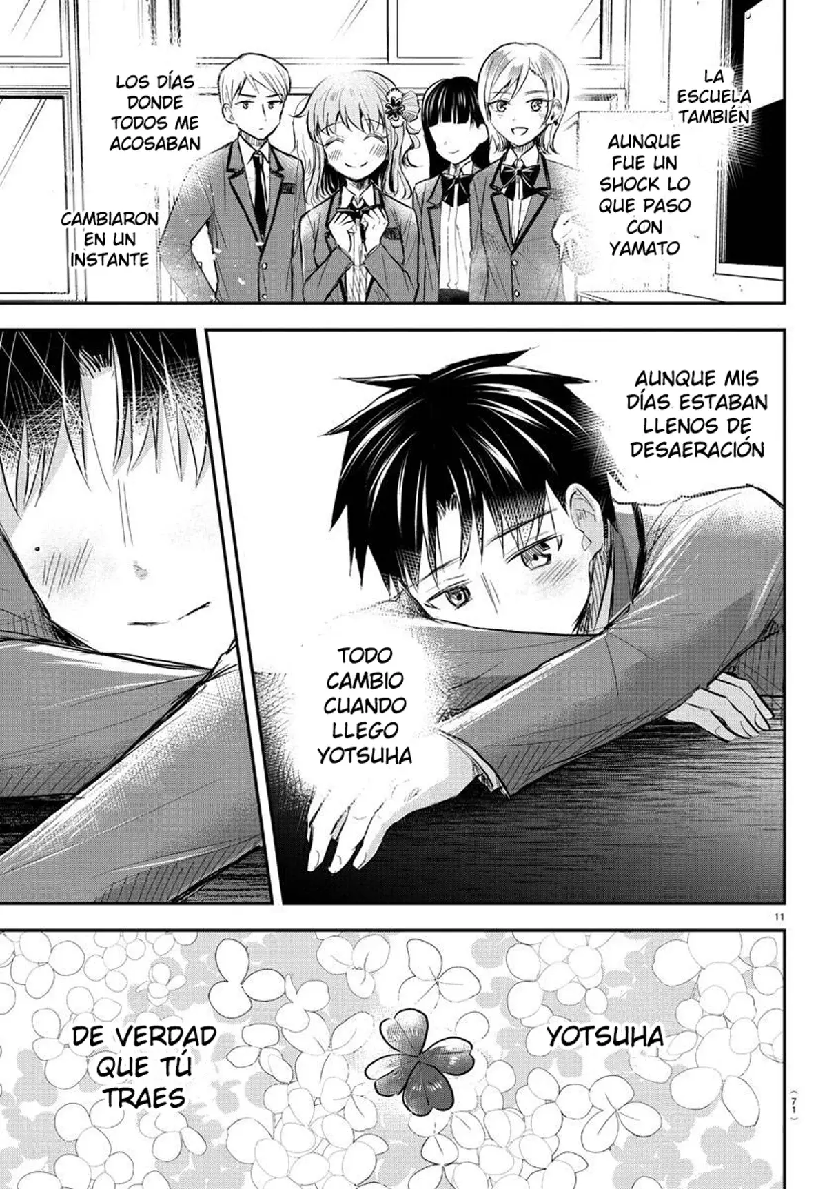 Kimi wa Yotsuba no Clover Capítulo 15 - Página 11 en español