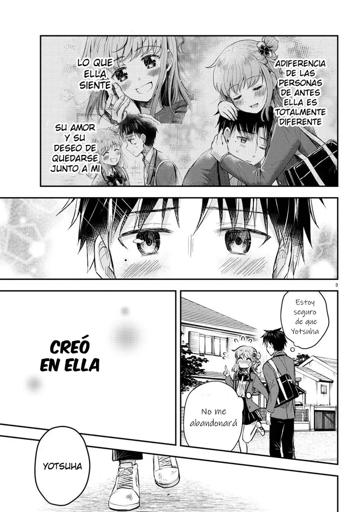 Kimi wa Yotsuba no Clover Capítulo 15 - Página 3 en español