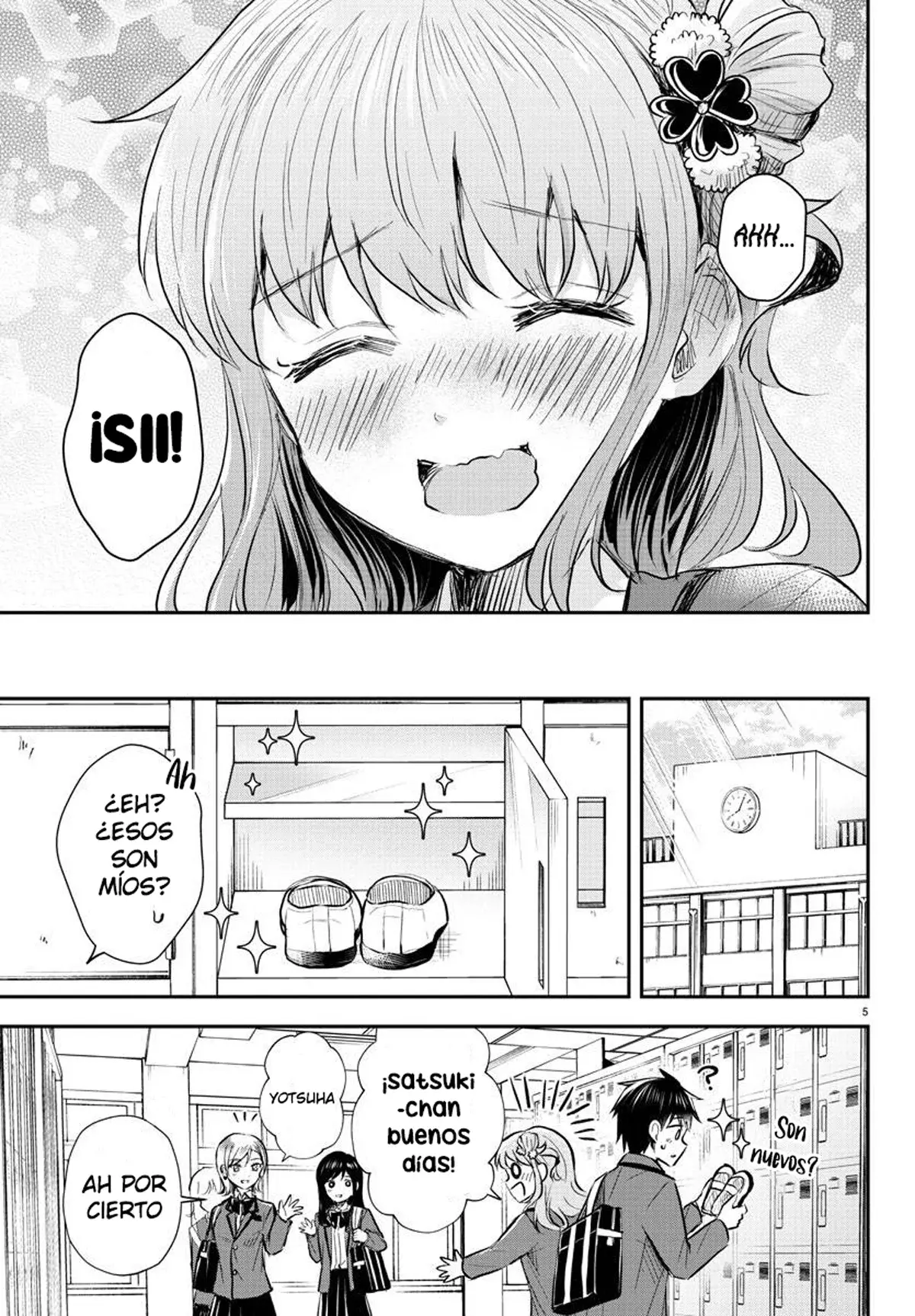 Kimi wa Yotsuba no Clover Capítulo 15 - Página 5 en español