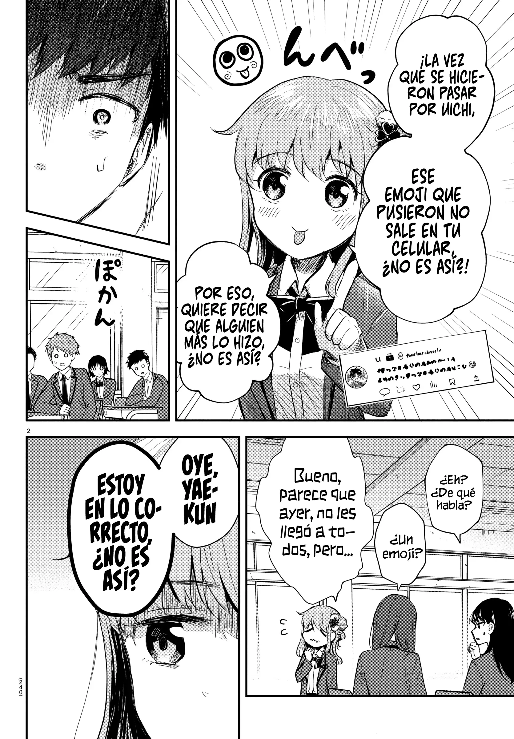 Kimi wa Yotsuba no Clover Capítulo 19 - Página 3 en español