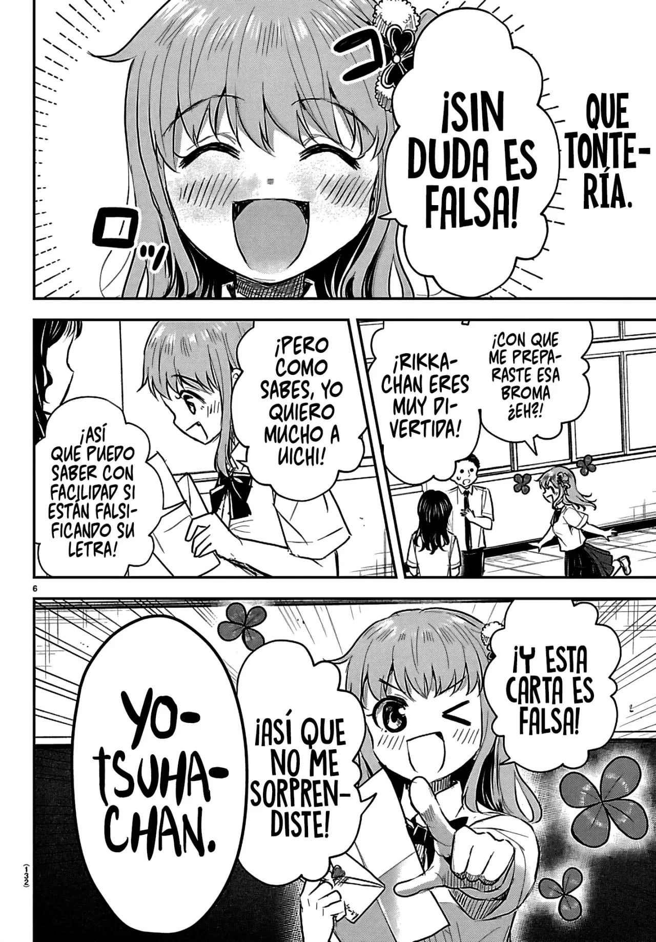 Kimi wa Yotsuba no Clover Capítulo 54 - Página 9 en español