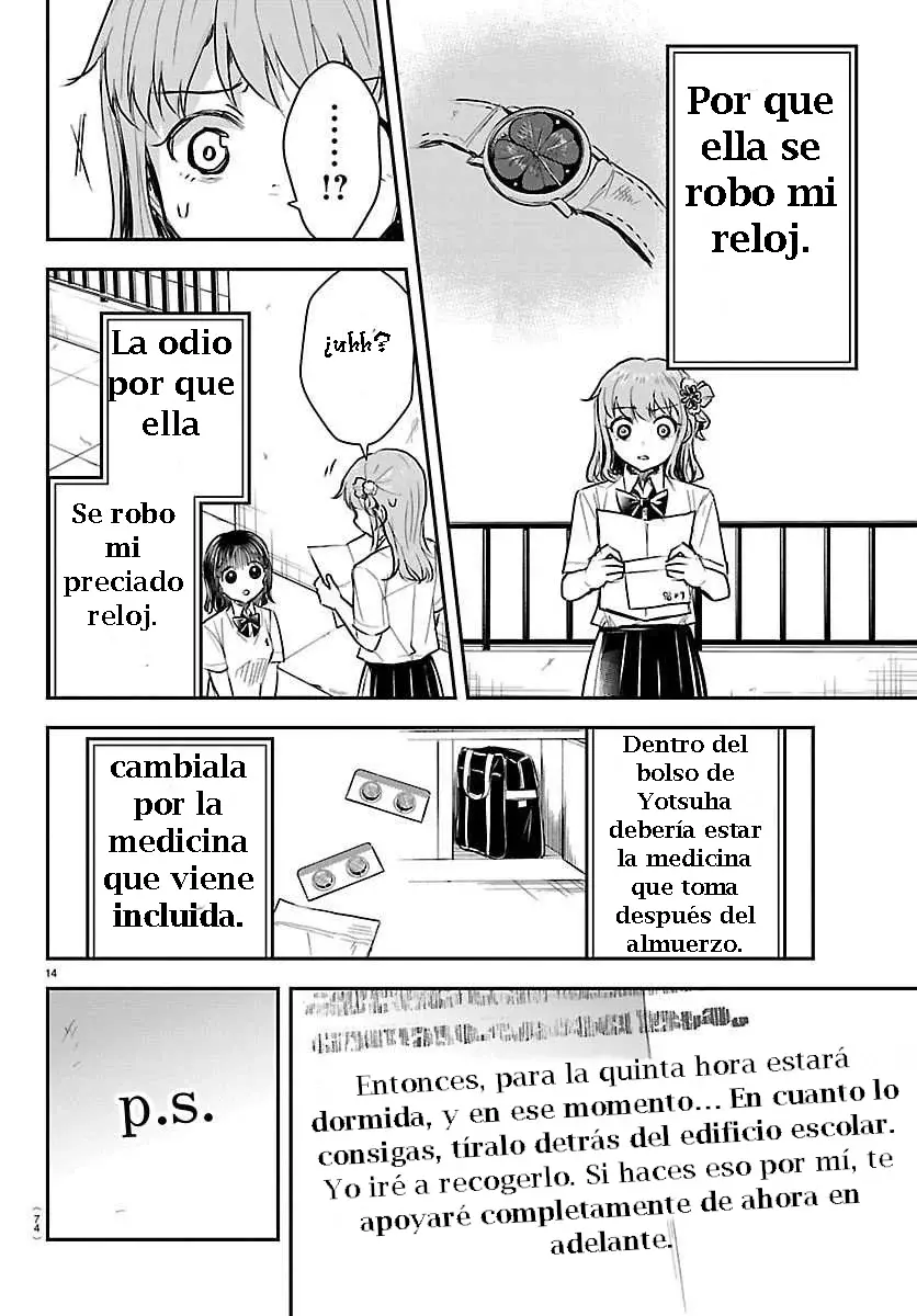 Kimi wa Yotsuba no Clover Capítulo 63 - Página 14 en español