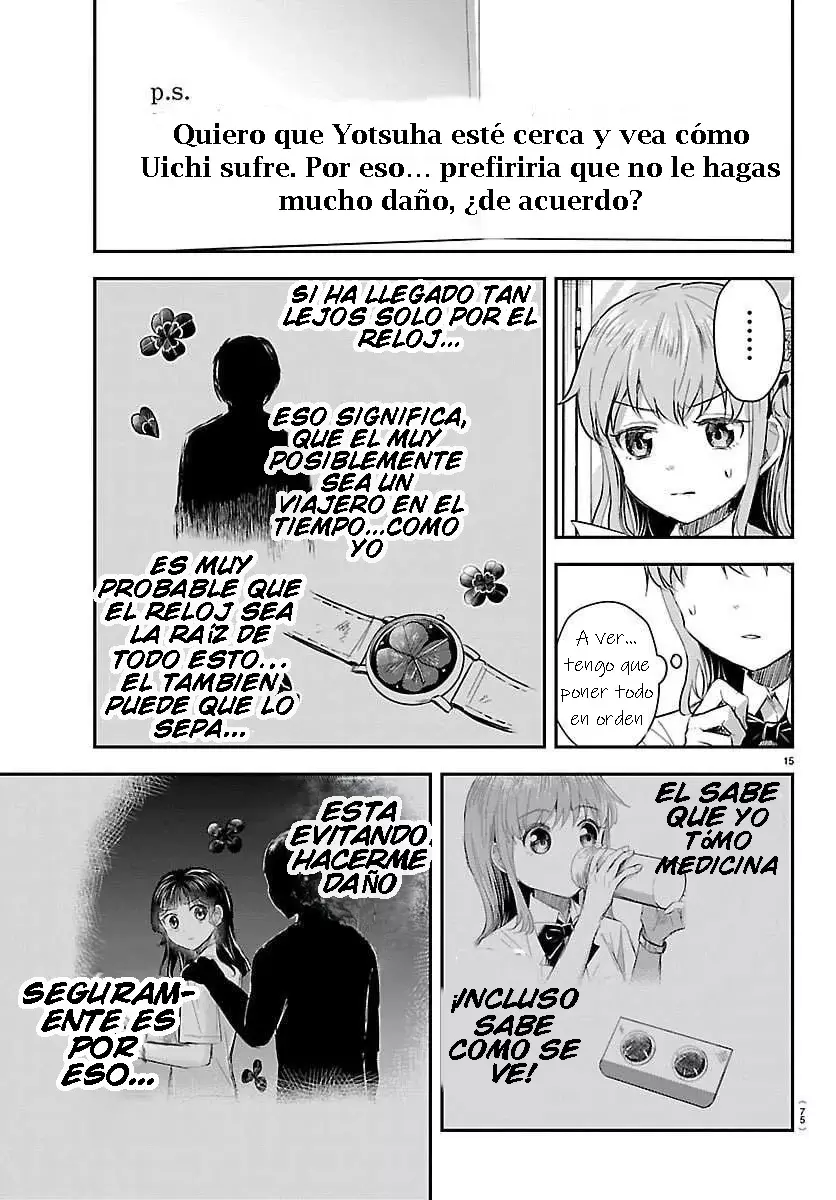 Kimi wa Yotsuba no Clover Capítulo 63 - Página 15 en español