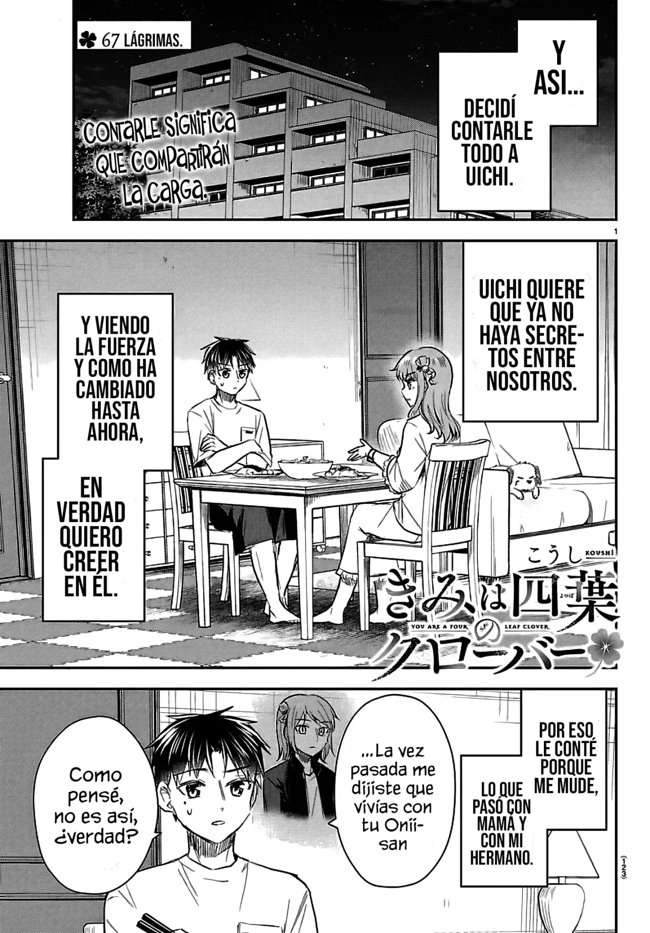 Kimi wa Yotsuba no Clover Capítulo 67 - Página 4 en español