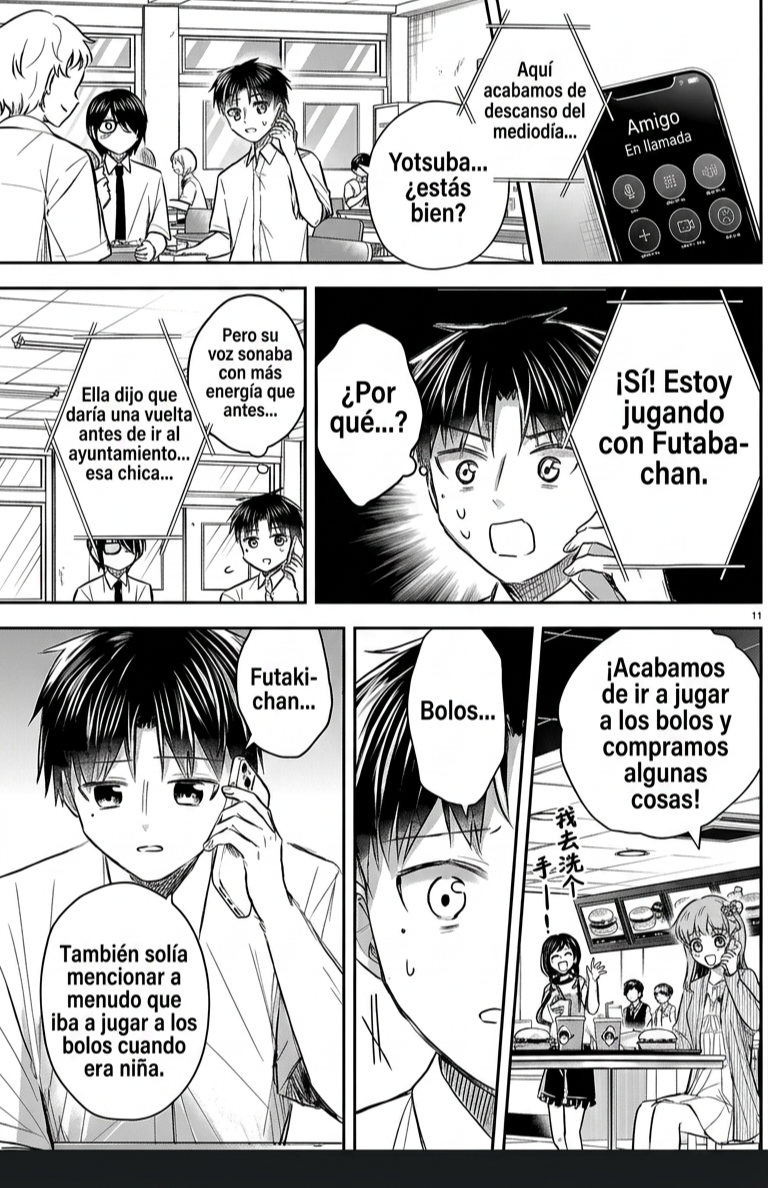 Kimi wa Yotsuba no Clover Capítulo 76 - Página 11 en español