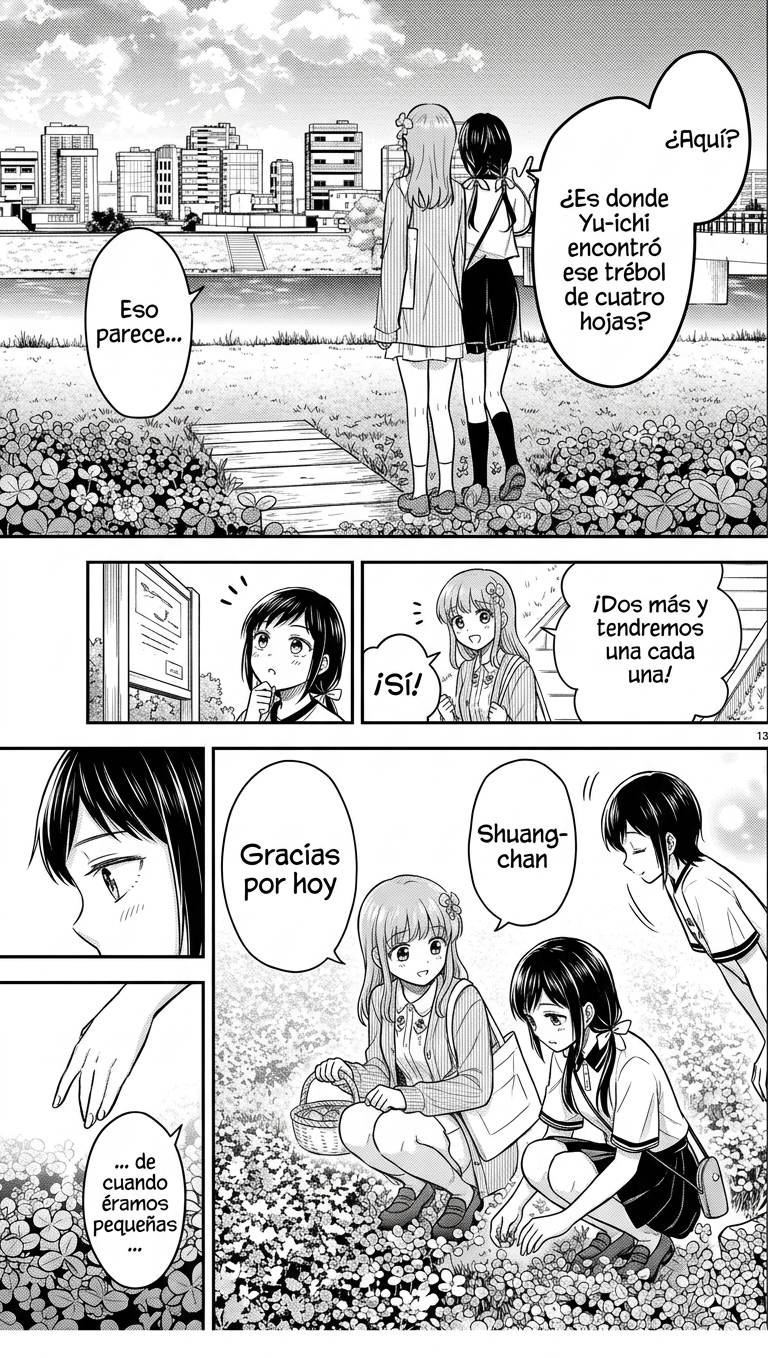 Kimi wa Yotsuba no Clover Capítulo 76 - Página 13 en español