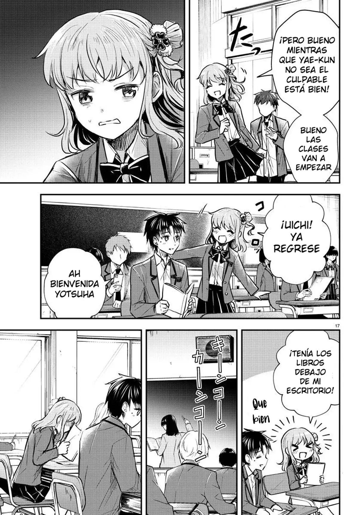 Kimi wa Yotsuba no Clover Capítulo 9 - Página 17 en español