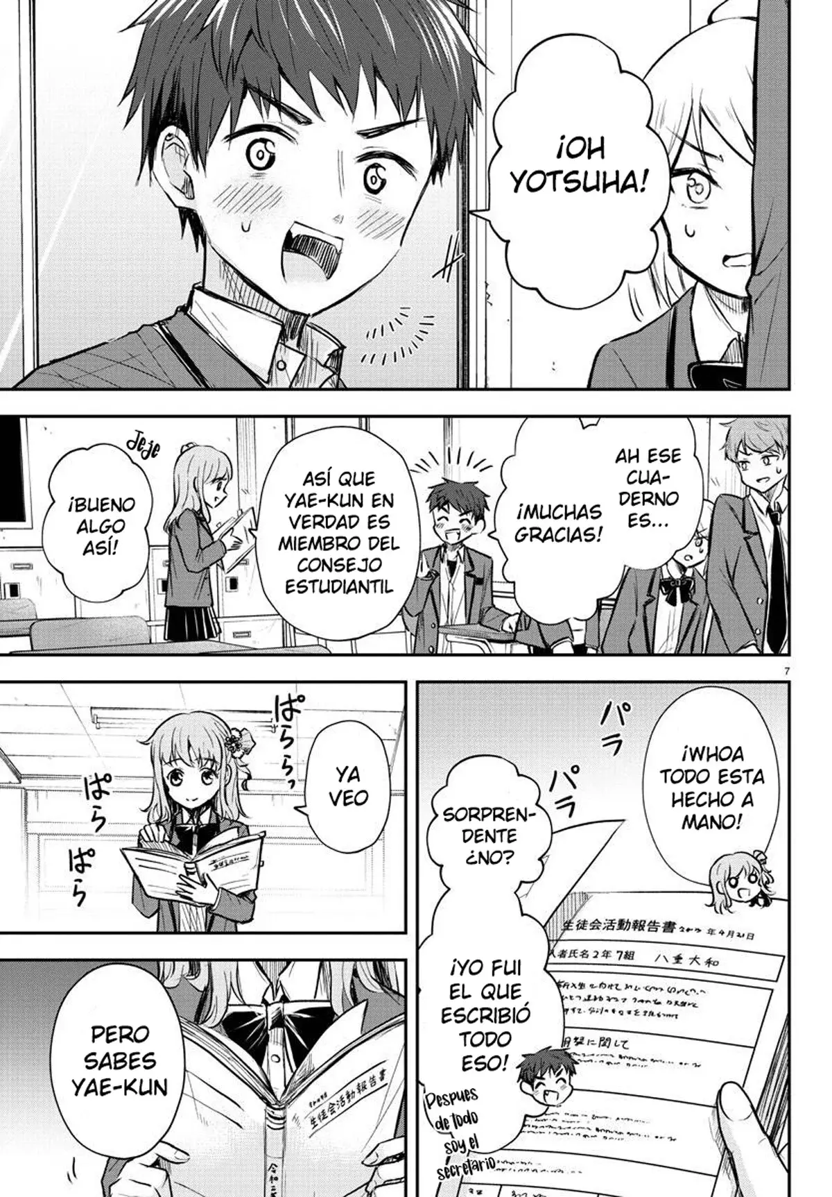 Kimi wa Yotsuba no Clover Capítulo 9 - Página 7 en español