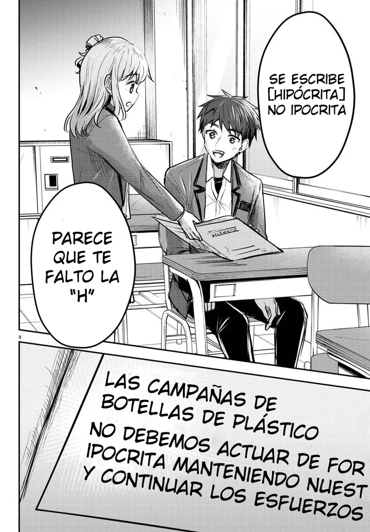 Kimi wa Yotsuba no Clover Capítulo 9 - Página 8 en español