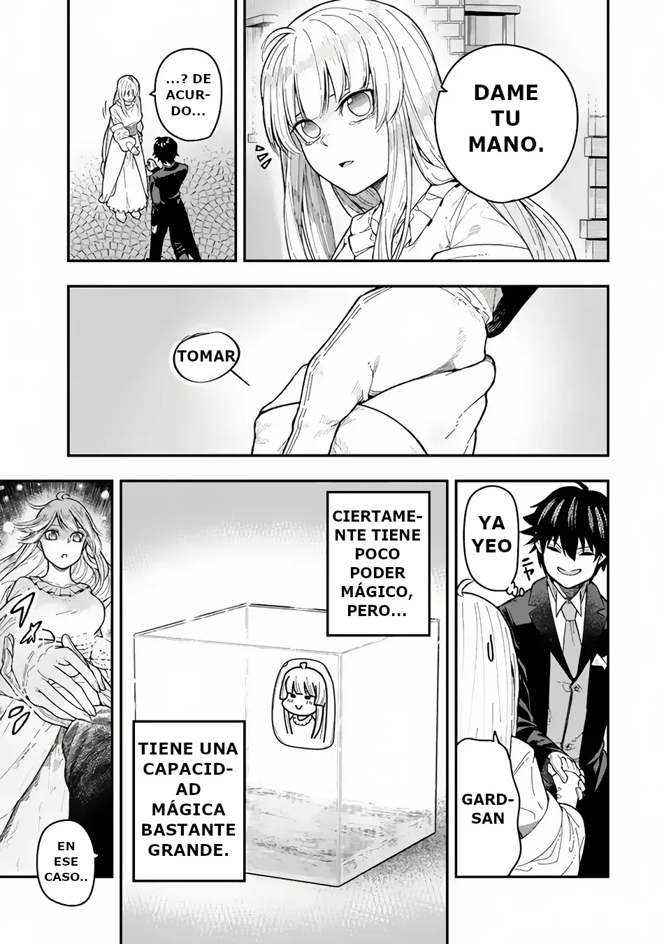 Gomi Ika da to Tsuihousareta Shounin, Jitsu wa Zensei Kenja Desu ~Shijou Saikyou no Kenja, Sekai Saikou Hou no Gakuen ni Kayou~ Capítulo 2.1 - Página 10 en español