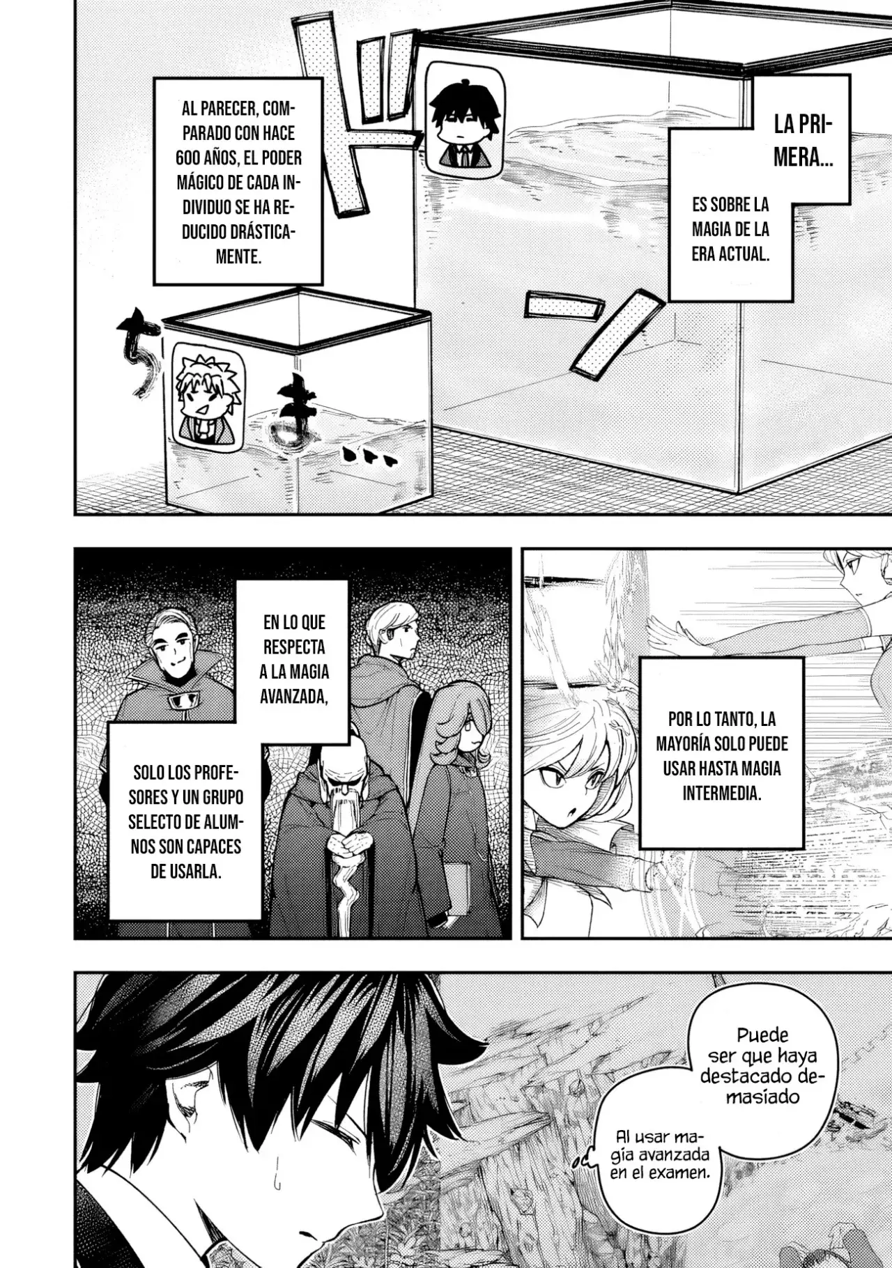Gomi Ika da to Tsuihousareta Shounin, Jitsu wa Zensei Kenja Desu ~Shijou Saikyou no Kenja, Sekai Saikou Hou no Gakuen ni Kayou~ Capítulo 7.1 - Página 5 en español