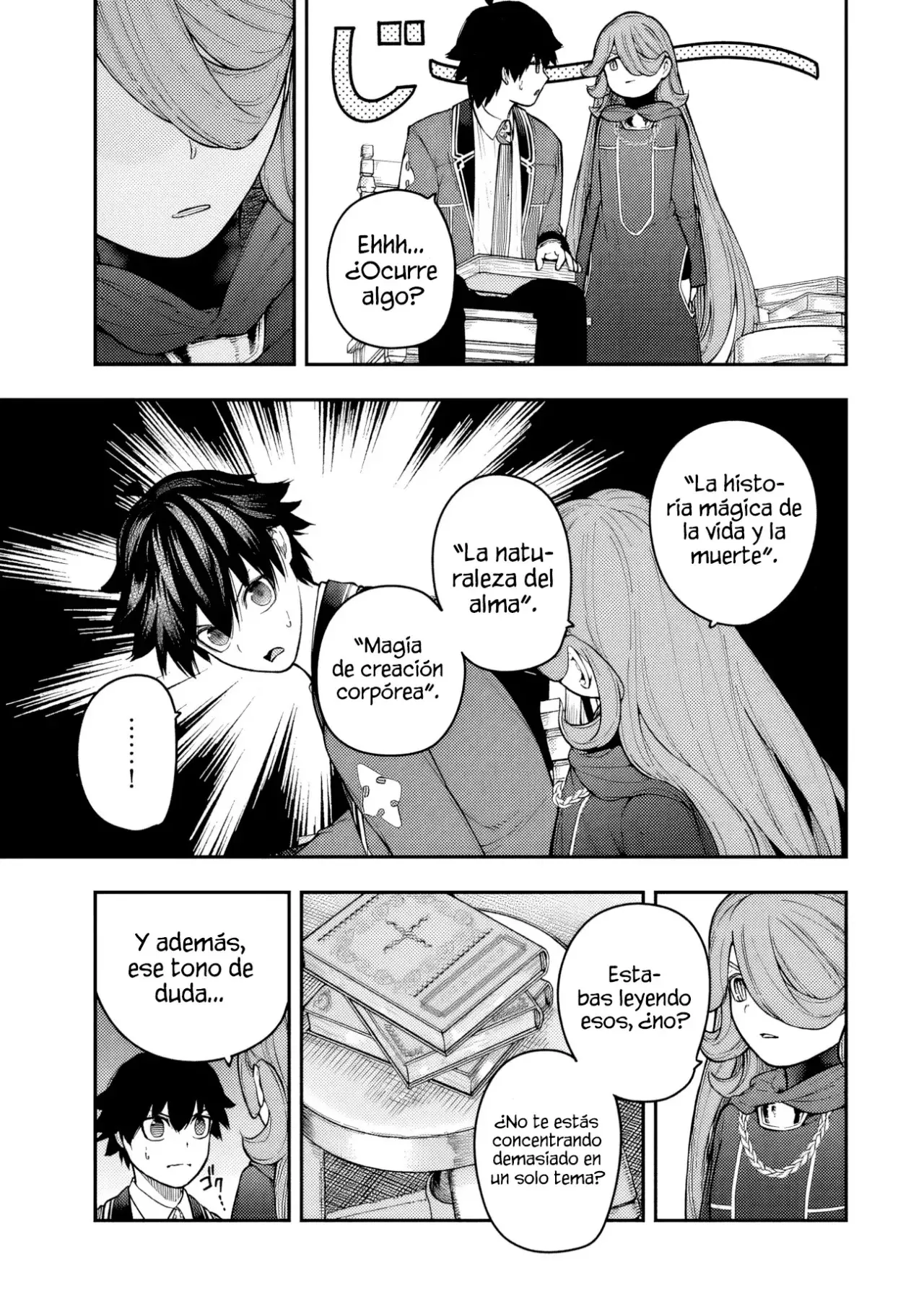 Gomi Ika da to Tsuihousareta Shounin, Jitsu wa Zensei Kenja Desu ~Shijou Saikyou no Kenja, Sekai Saikou Hou no Gakuen ni Kayou~ Capítulo 7.1 - Página 8 en español