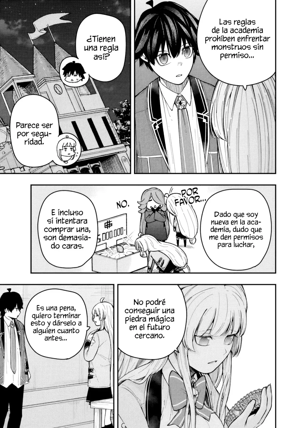 Gomi Ika da to Tsuihousareta Shounin, Jitsu wa Zensei Kenja Desu ~Shijou Saikyou no Kenja, Sekai Saikou Hou no Gakuen ni Kayou~ Capítulo 7.2 - Página 11 en español