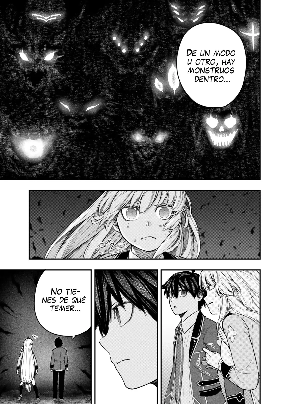 Gomi Ika da to Tsuihousareta Shounin, Jitsu wa Zensei Kenja Desu ~Shijou Saikyou no Kenja, Sekai Saikou Hou no Gakuen ni Kayou~ Capítulo 7.3 - Página 12 en español