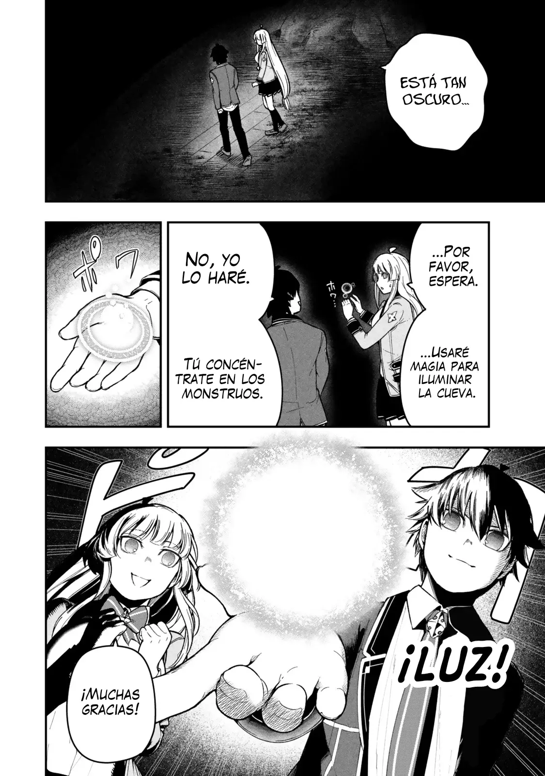 Gomi Ika da to Tsuihousareta Shounin, Jitsu wa Zensei Kenja Desu ~Shijou Saikyou no Kenja, Sekai Saikou Hou no Gakuen ni Kayou~ Capítulo 7.3 - Página 15 en español