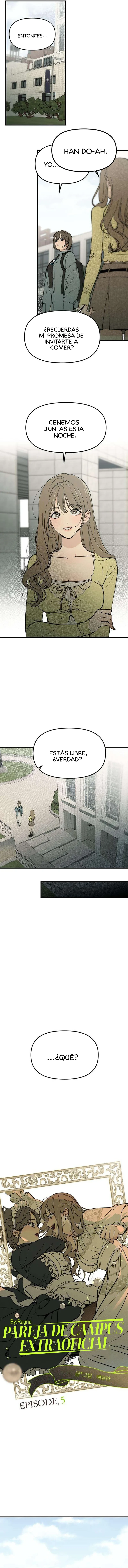 Pareja de campus extraoficial Capítulo 5 - Página 6 en español