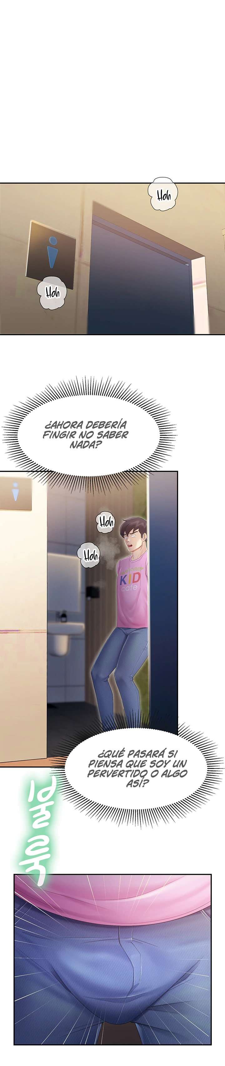 Madres en la cafetería para Niños Capítulo 2 - Página 14 en español
