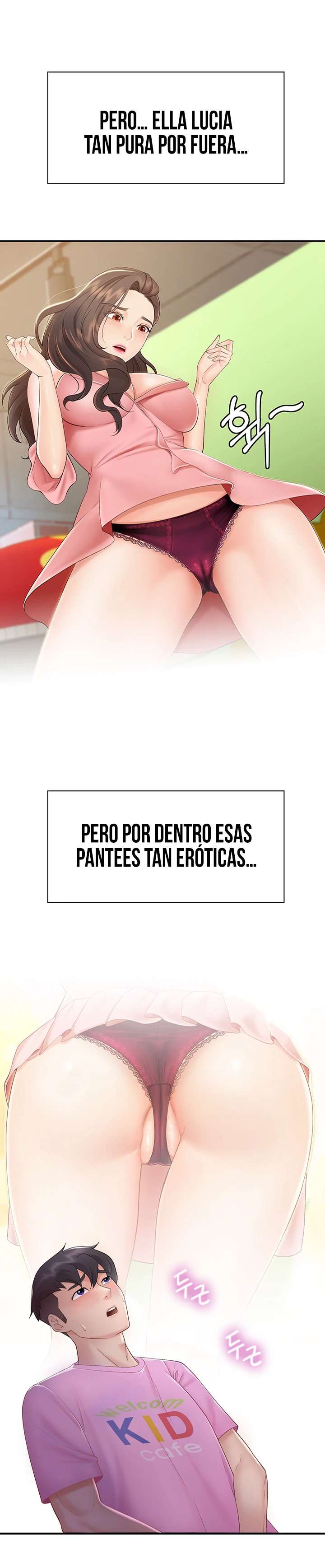 Madres en la cafetería para Niños Capítulo 2 - Página 16 en español