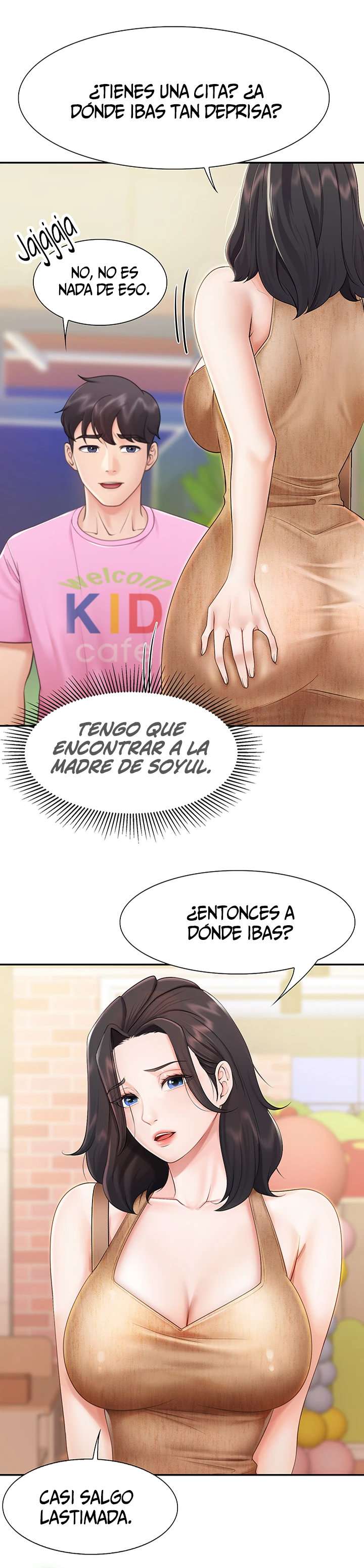 Madres en la cafetería para Niños Capítulo 2 - Página 24 en español
