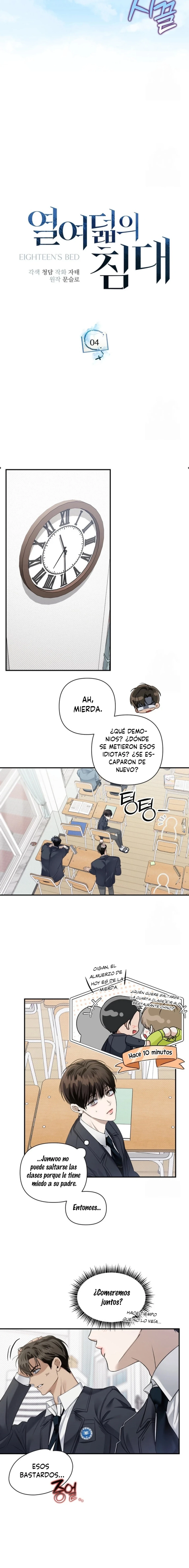 La cama de los dieciocho Capítulo 4 - Página 9 en español