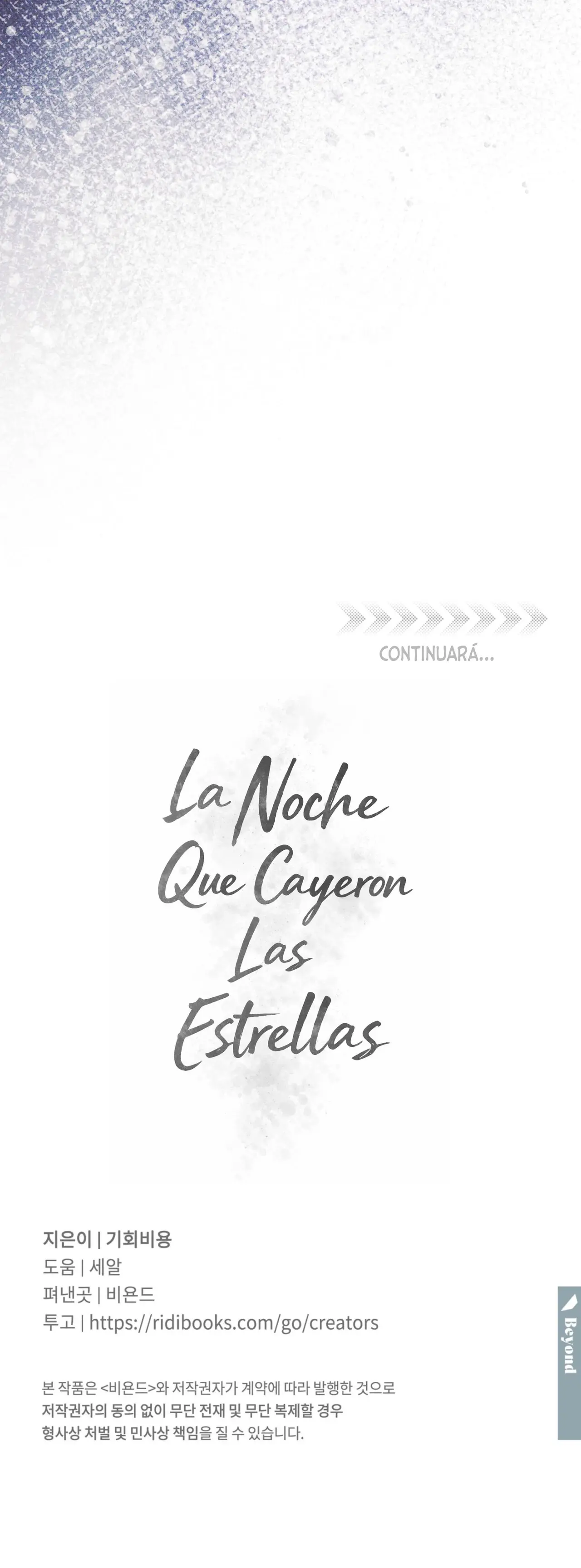 La Noche Que Cayeron Las Estrellas Capítulo 12 - Página 19 en español